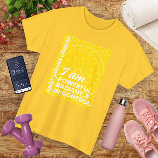 ☀️Radiant Power Heavy Cotton Tee - Own Your Inner Fire