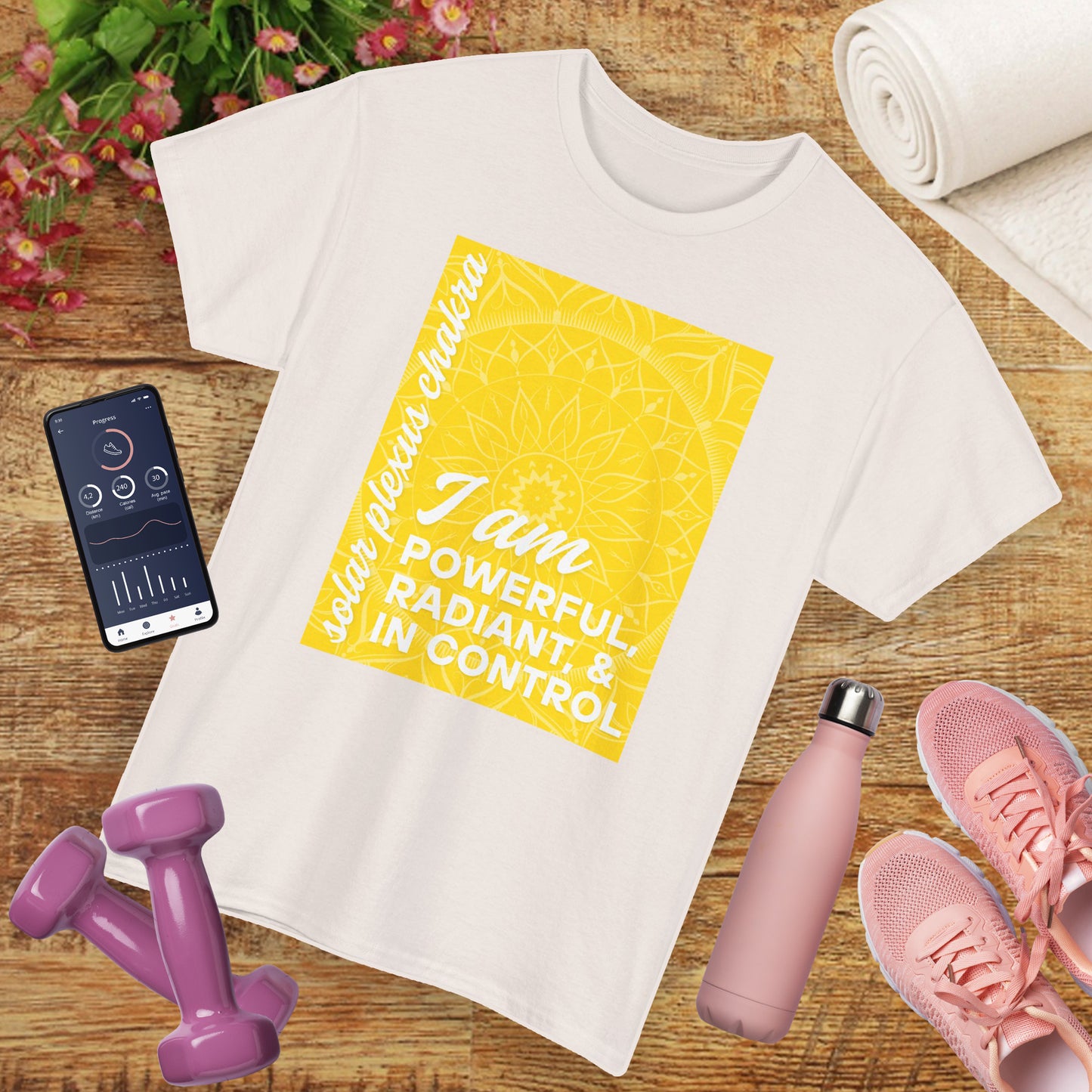 ☀️Radiant Power Heavy Cotton Tee - Own Your Inner Fire