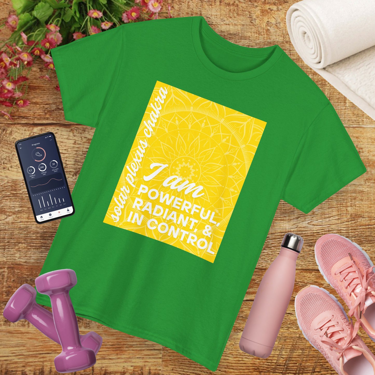 ☀️Radiant Power Heavy Cotton Tee - Own Your Inner Fire
