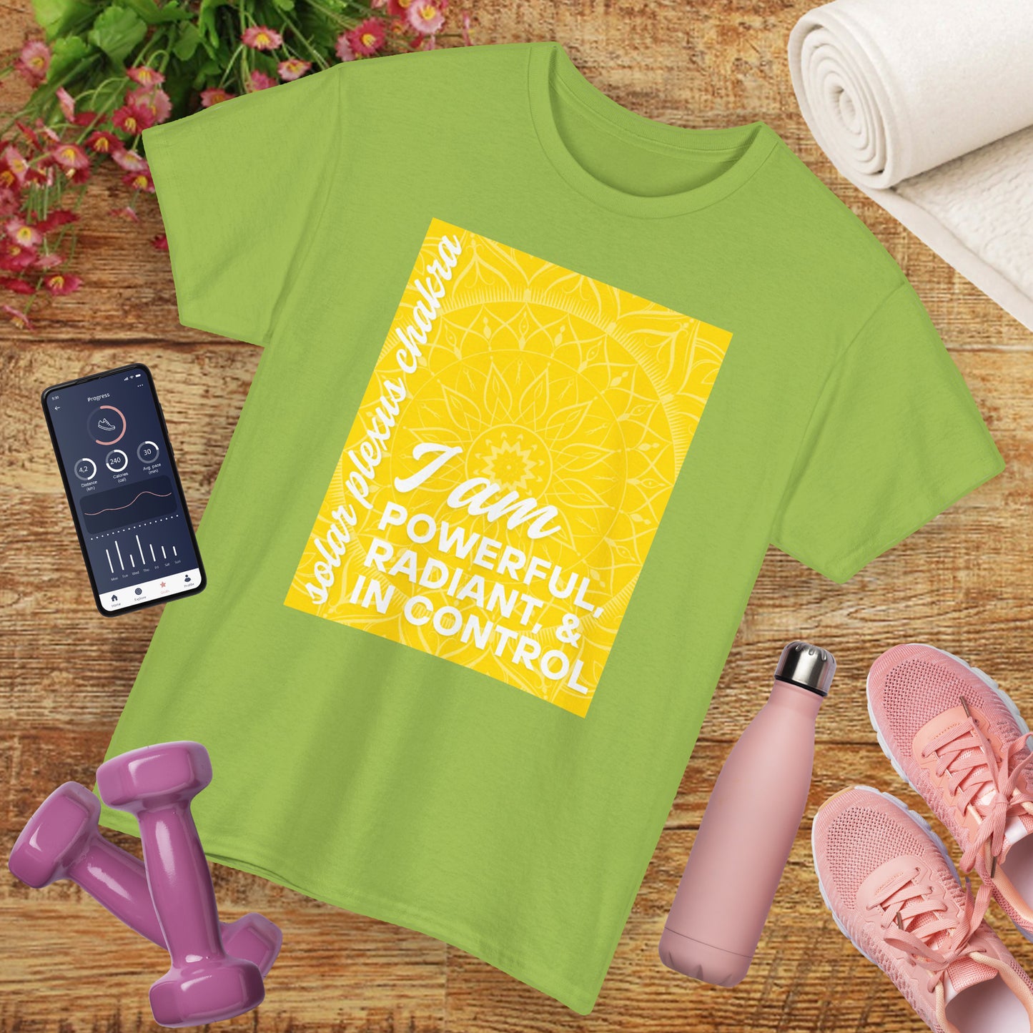 ☀️Radiant Power Heavy Cotton Tee - Own Your Inner Fire