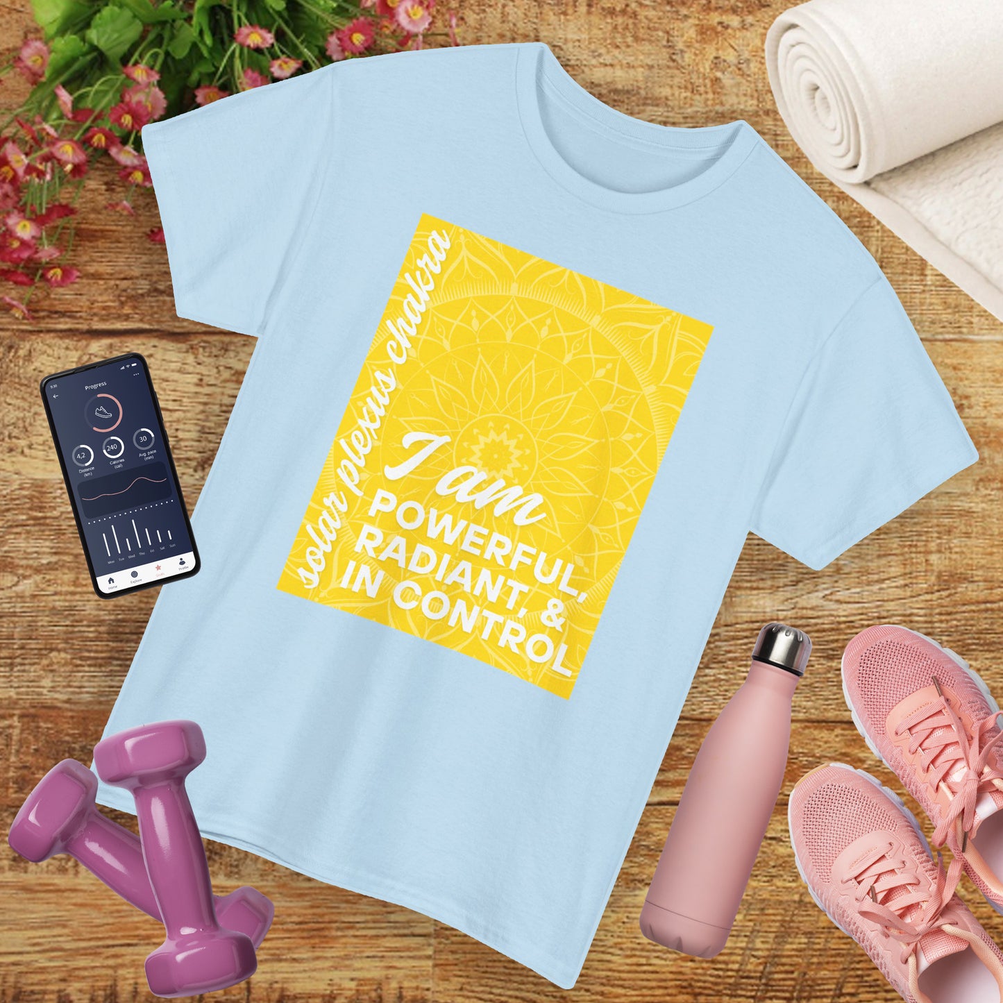 ☀️Radiant Power Heavy Cotton Tee - Own Your Inner Fire