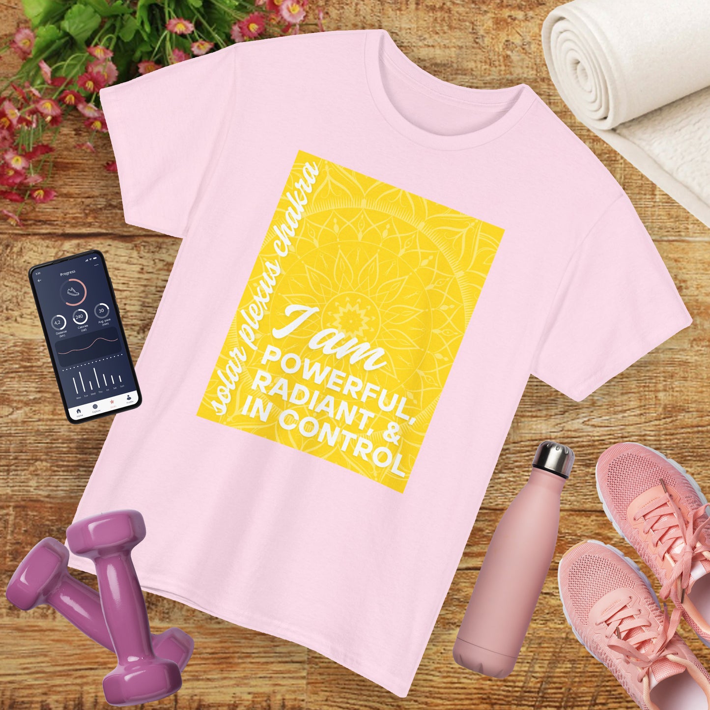 ☀️Radiant Power Heavy Cotton Tee - Own Your Inner Fire