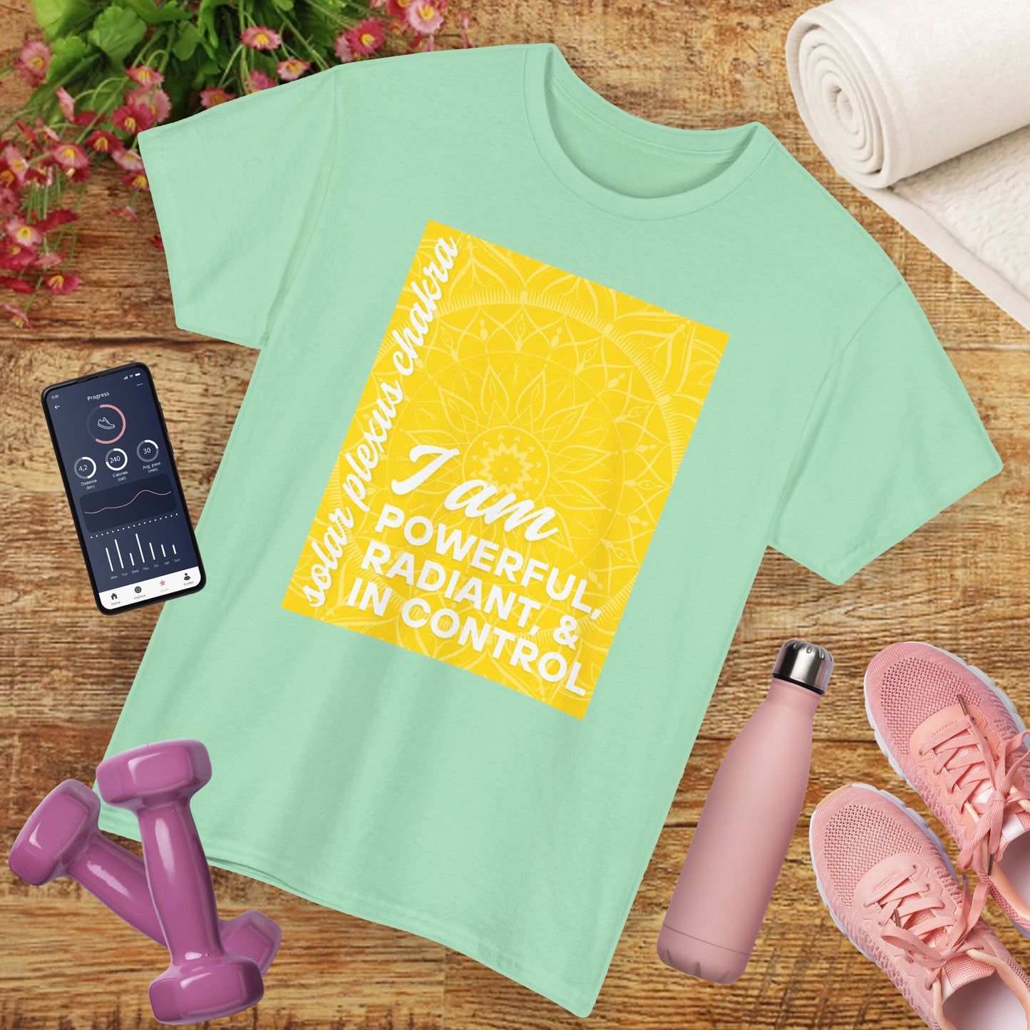 ☀️Radiant Power Heavy Cotton Tee - Own Your Inner Fire