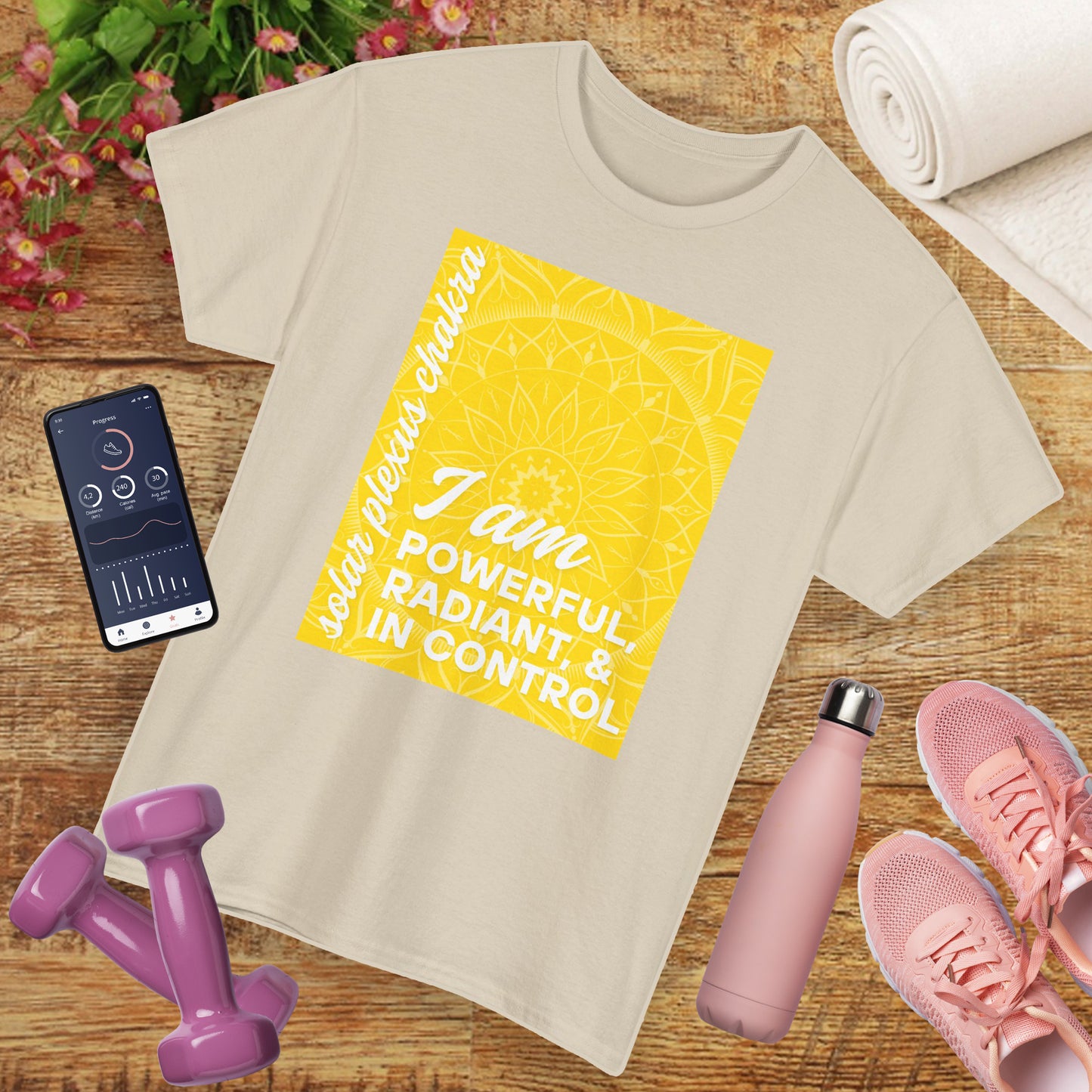 ☀️Radiant Power Heavy Cotton Tee - Own Your Inner Fire