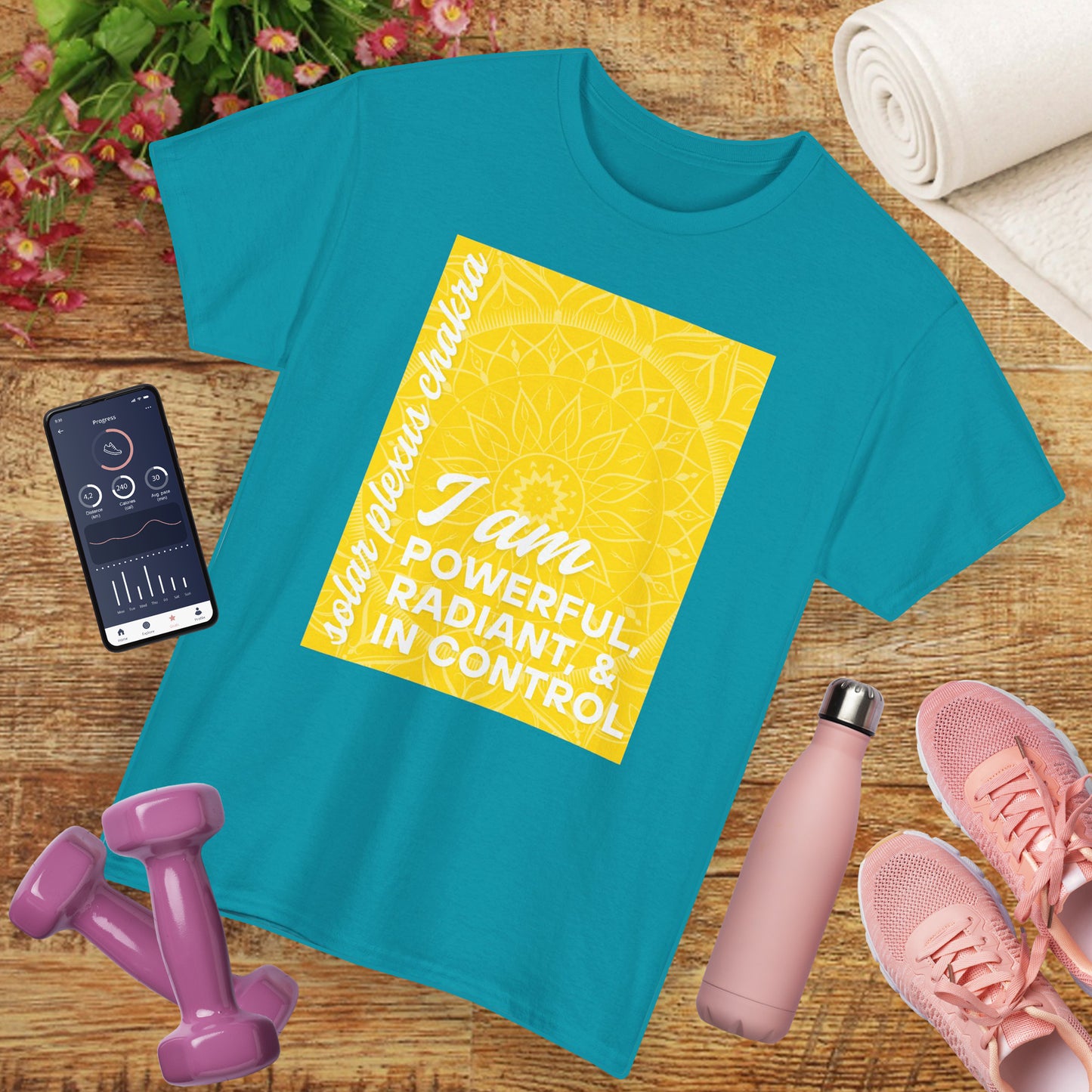 ☀️Radiant Power Heavy Cotton Tee - Own Your Inner Fire