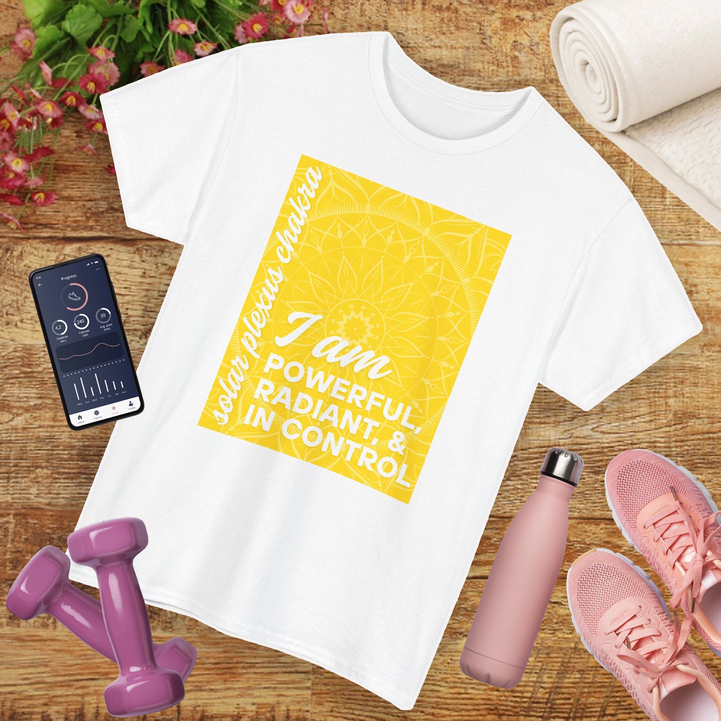 ☀️Radiant Power Heavy Cotton Tee - Own Your Inner Fire