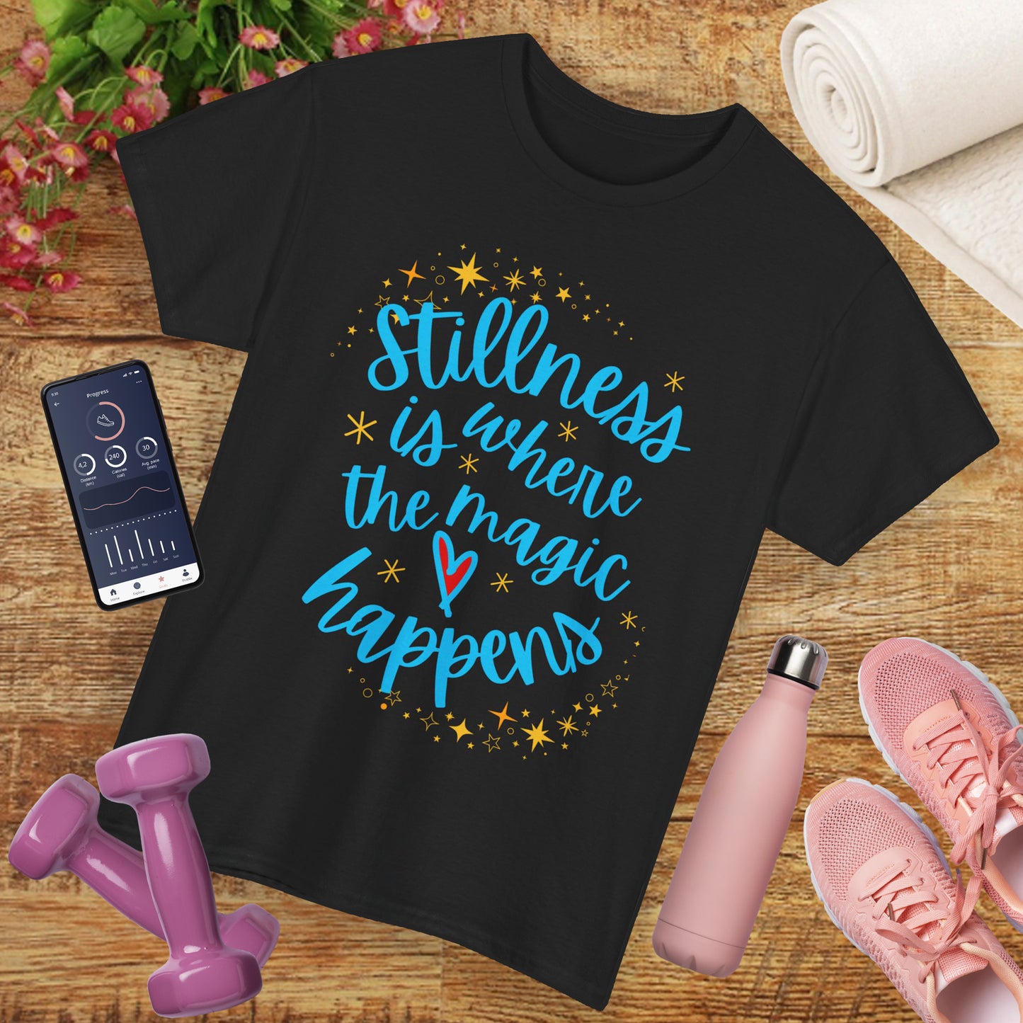 "Stillness is Magic" - Heavy Cotton Tee