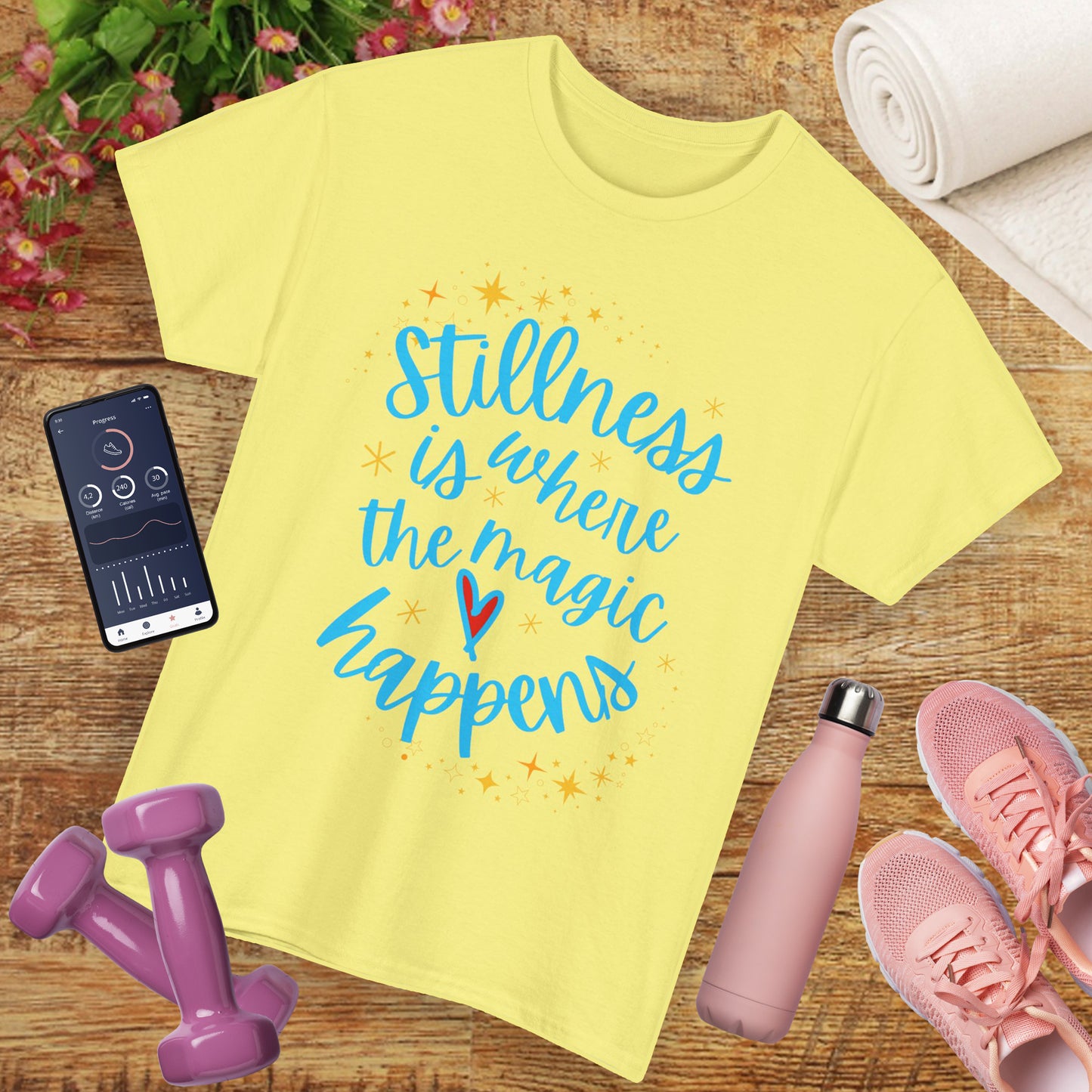 "Stillness is Magic" - Heavy Cotton Tee