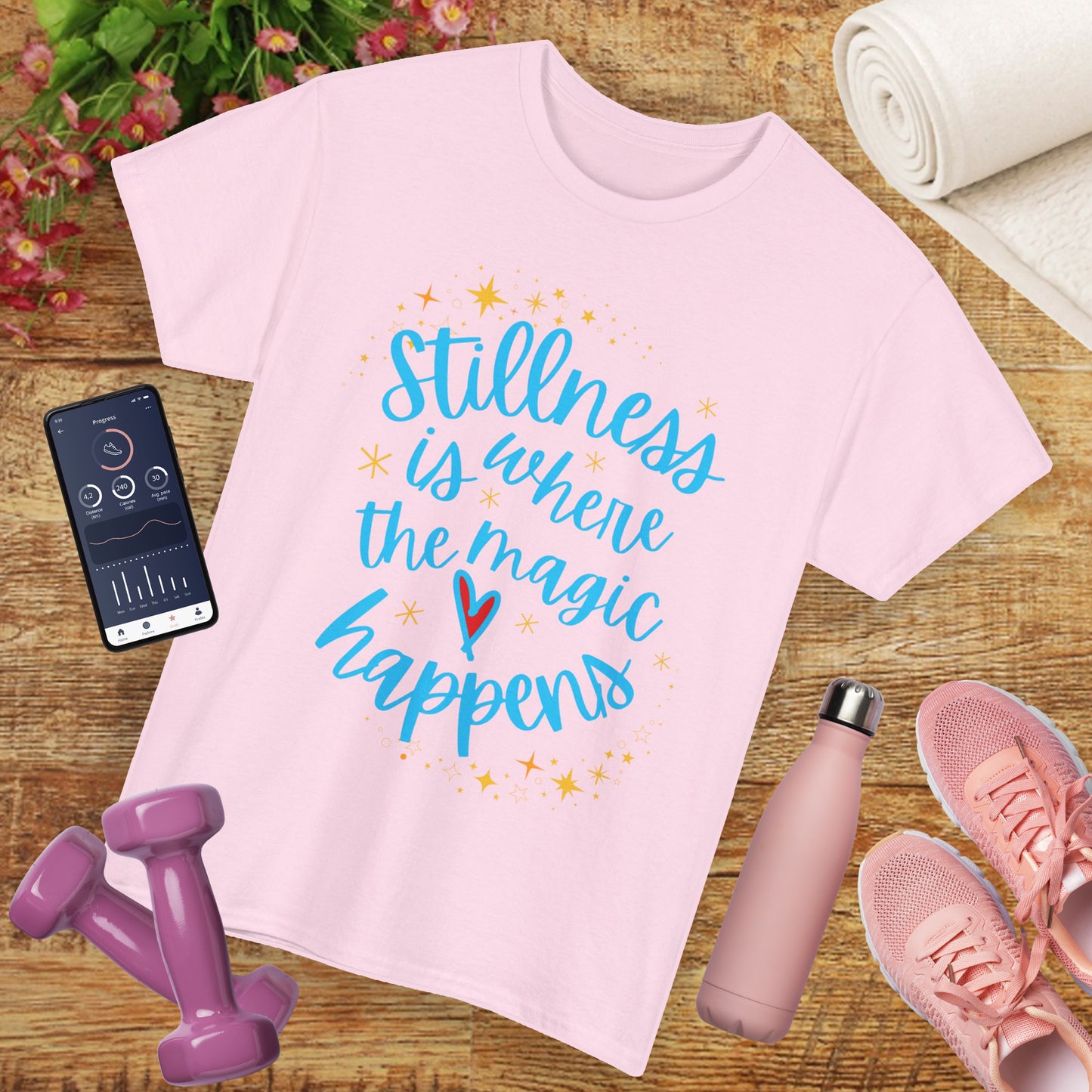 "Stillness is Magic" - Heavy Cotton Tee