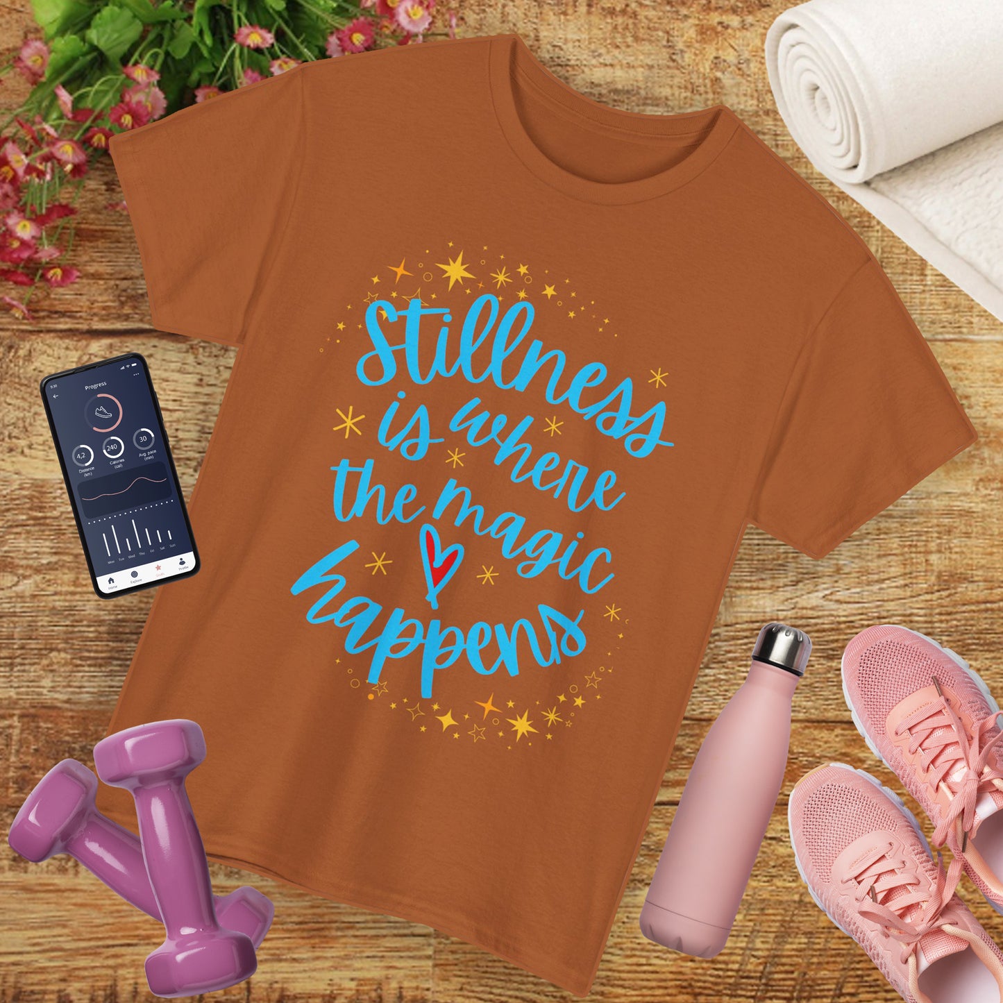 "Stillness is Magic" - Heavy Cotton Tee