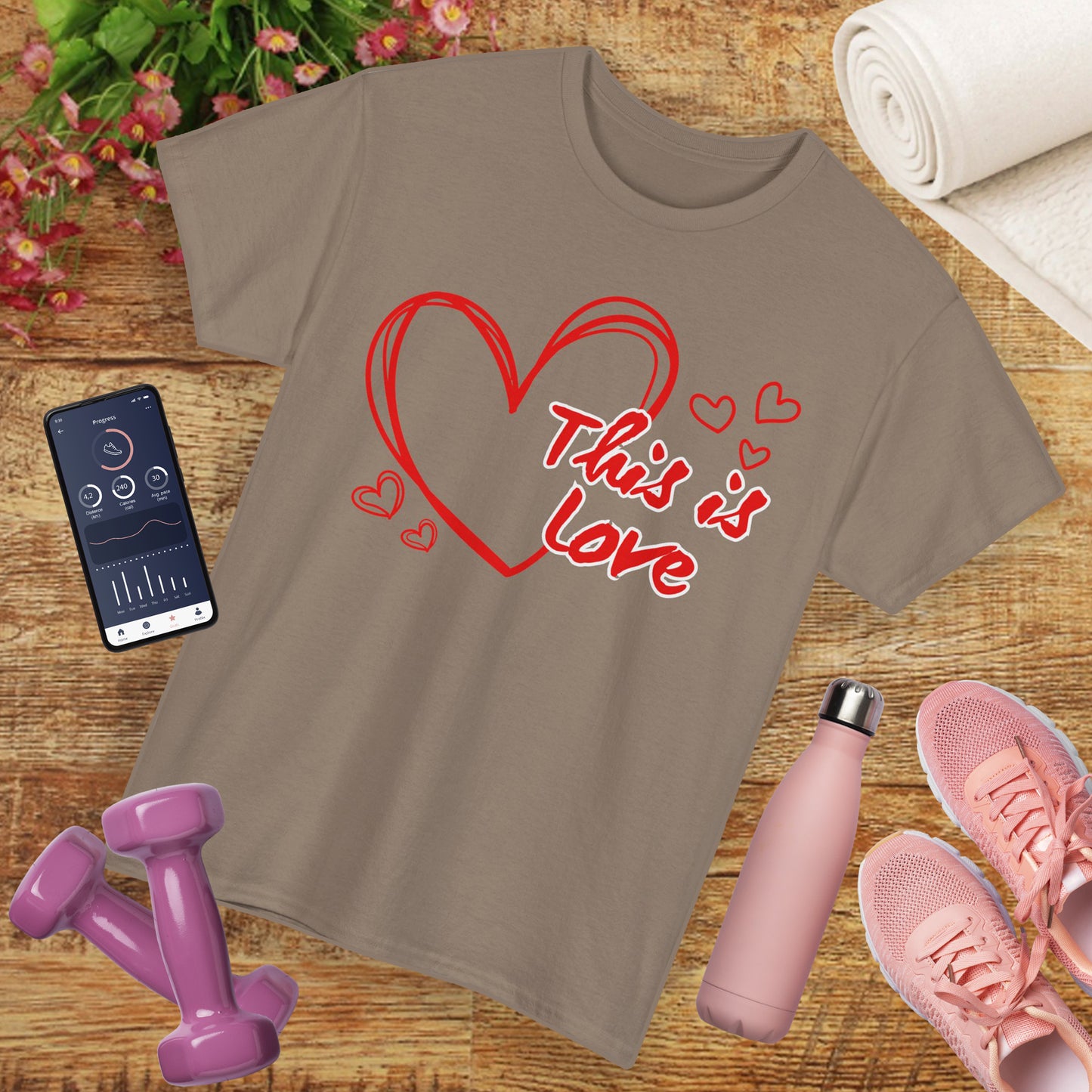 “This Is Love” Heavy Cotton Tee - A Celebration of Divine Connection