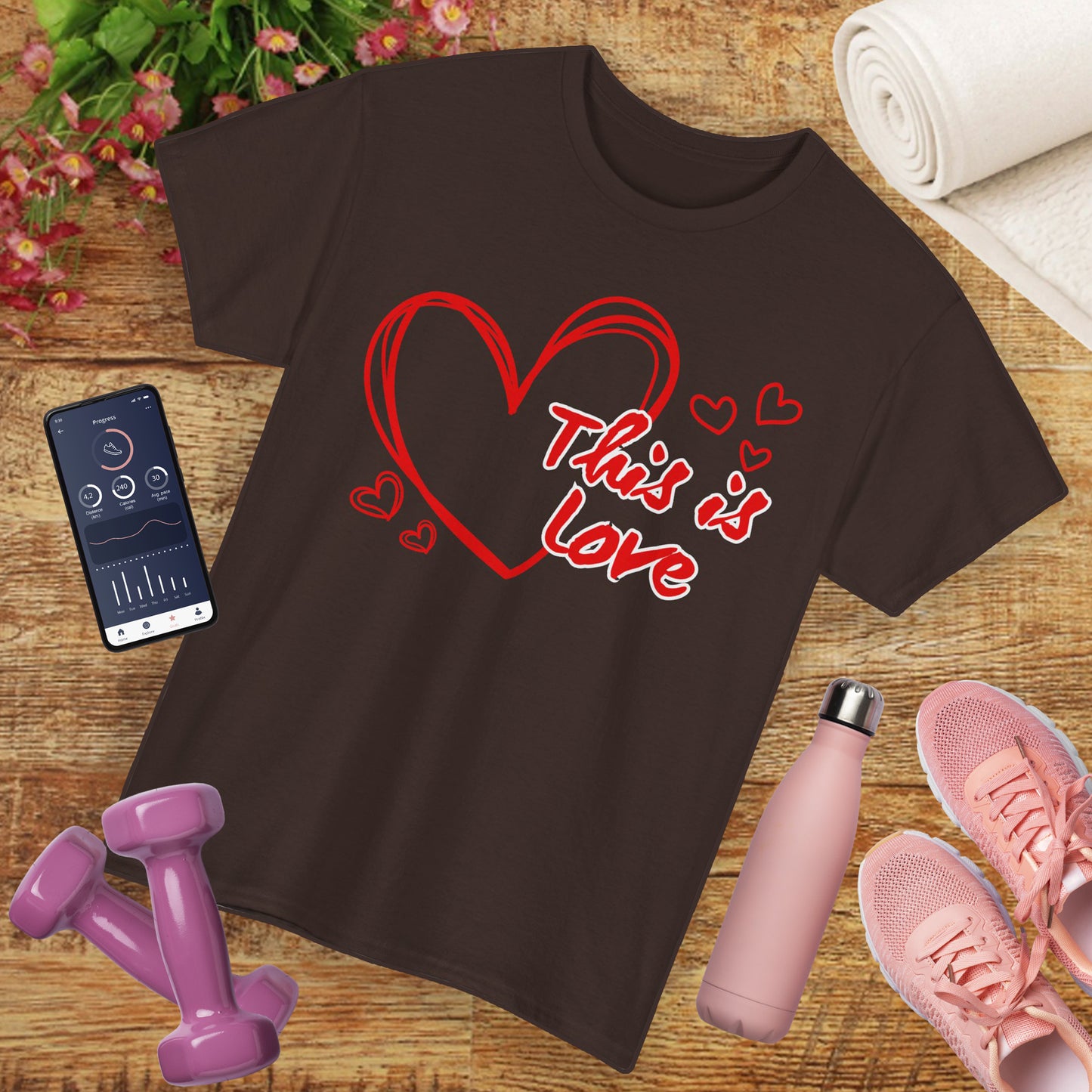 “This Is Love” Heavy Cotton Tee - A Celebration of Divine Connection