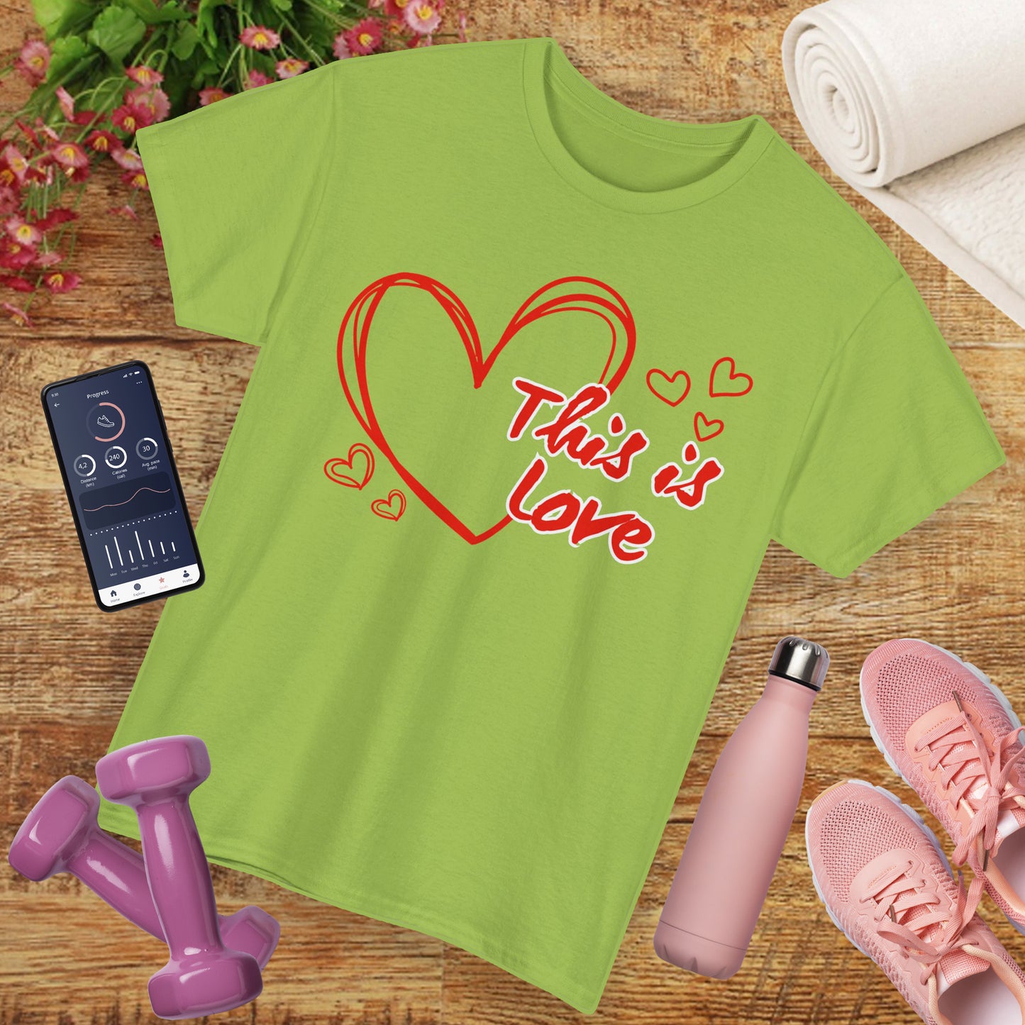 “This Is Love” Heavy Cotton Tee - A Celebration of Divine Connection