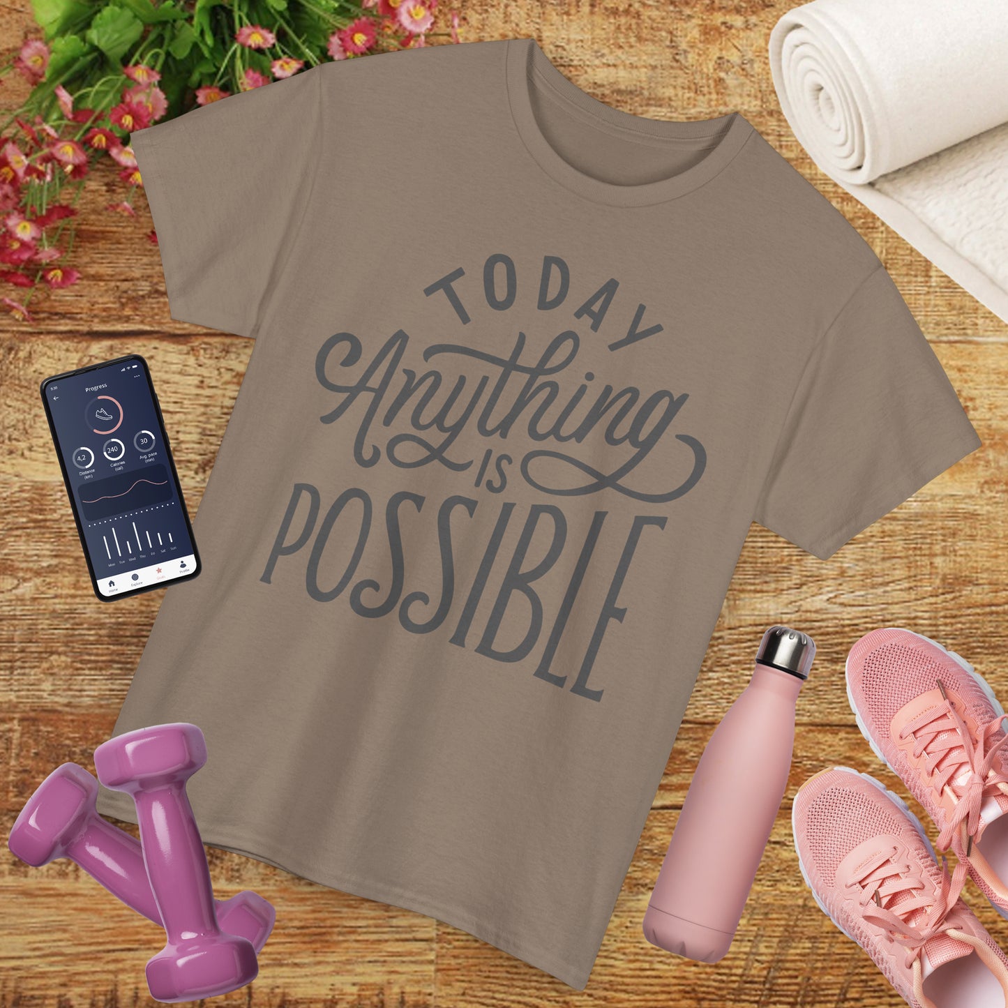 ✨Today Heavy Cotton Tee - Anything Is Possible, Always