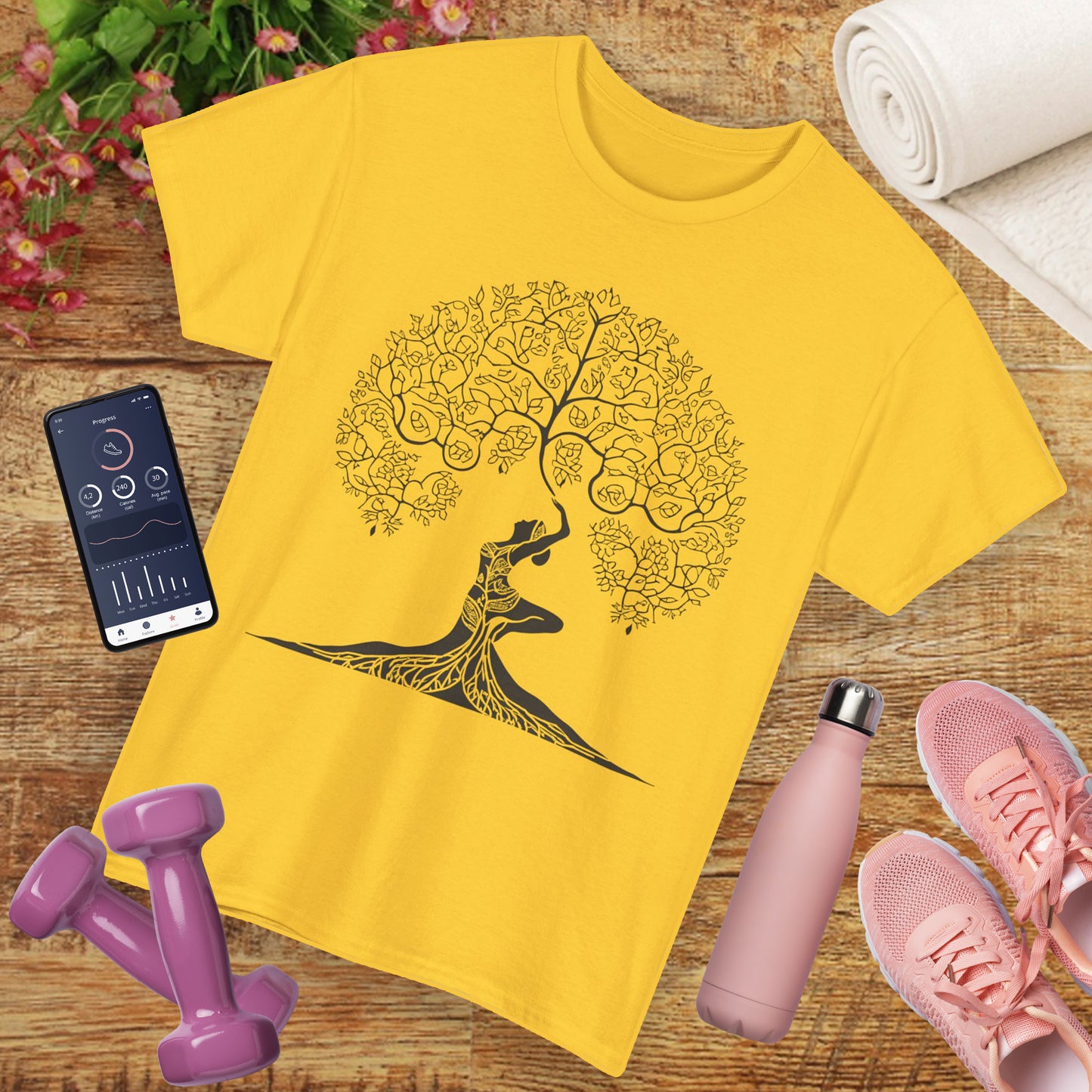 🌳Tree of Her: Divine Roots Heavy Cotton Tee
