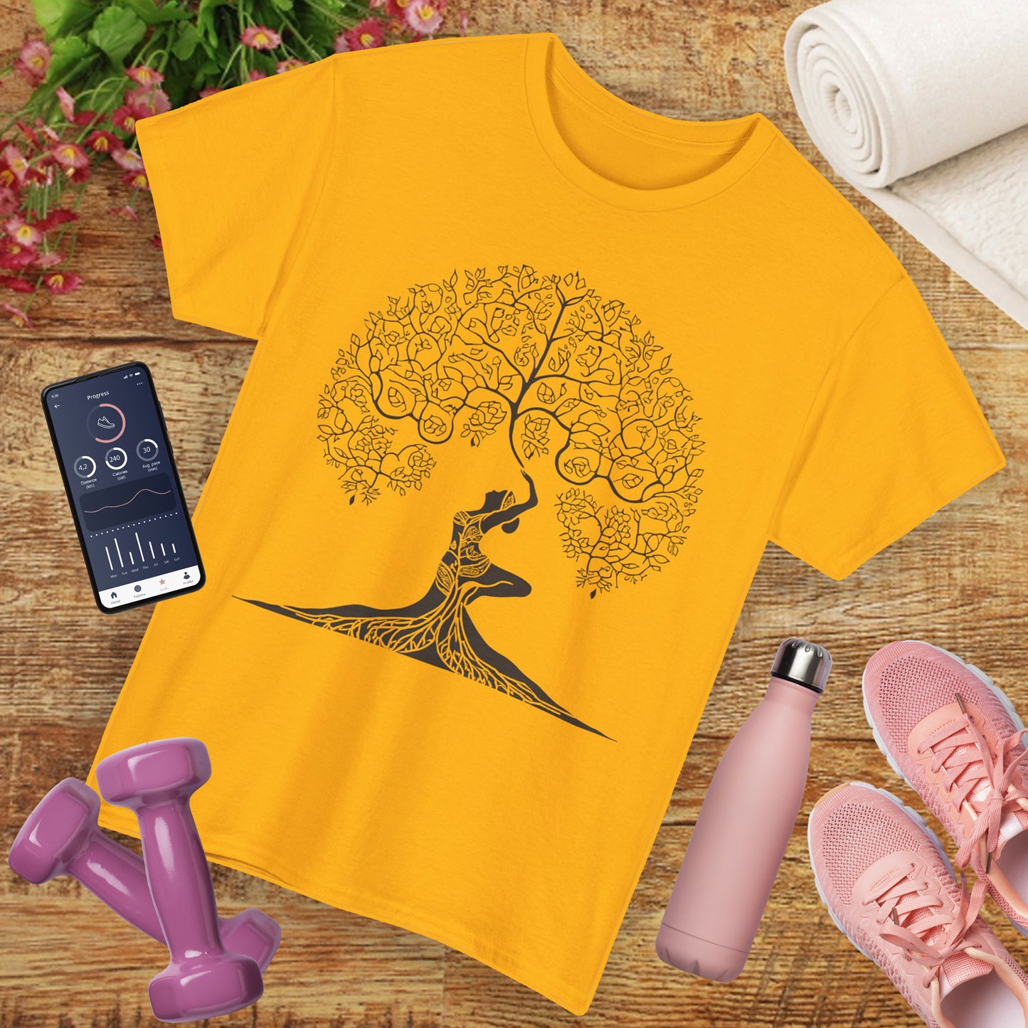🌳Tree of Her: Divine Roots Heavy Cotton Tee