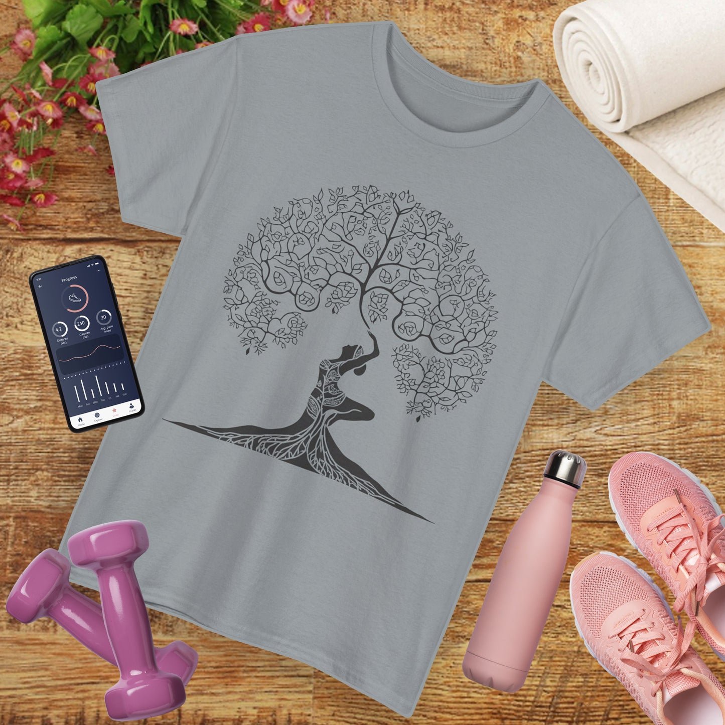 🌳Tree of Her: Divine Roots Heavy Cotton Tee