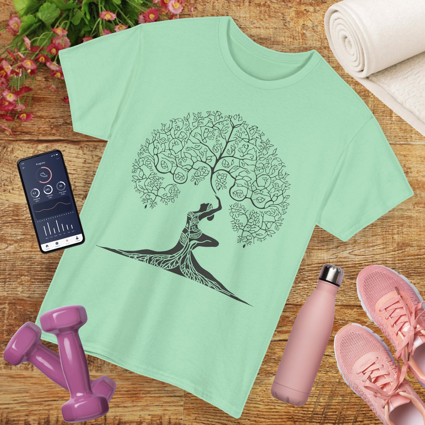 🌳Tree of Her: Divine Roots Heavy Cotton Tee