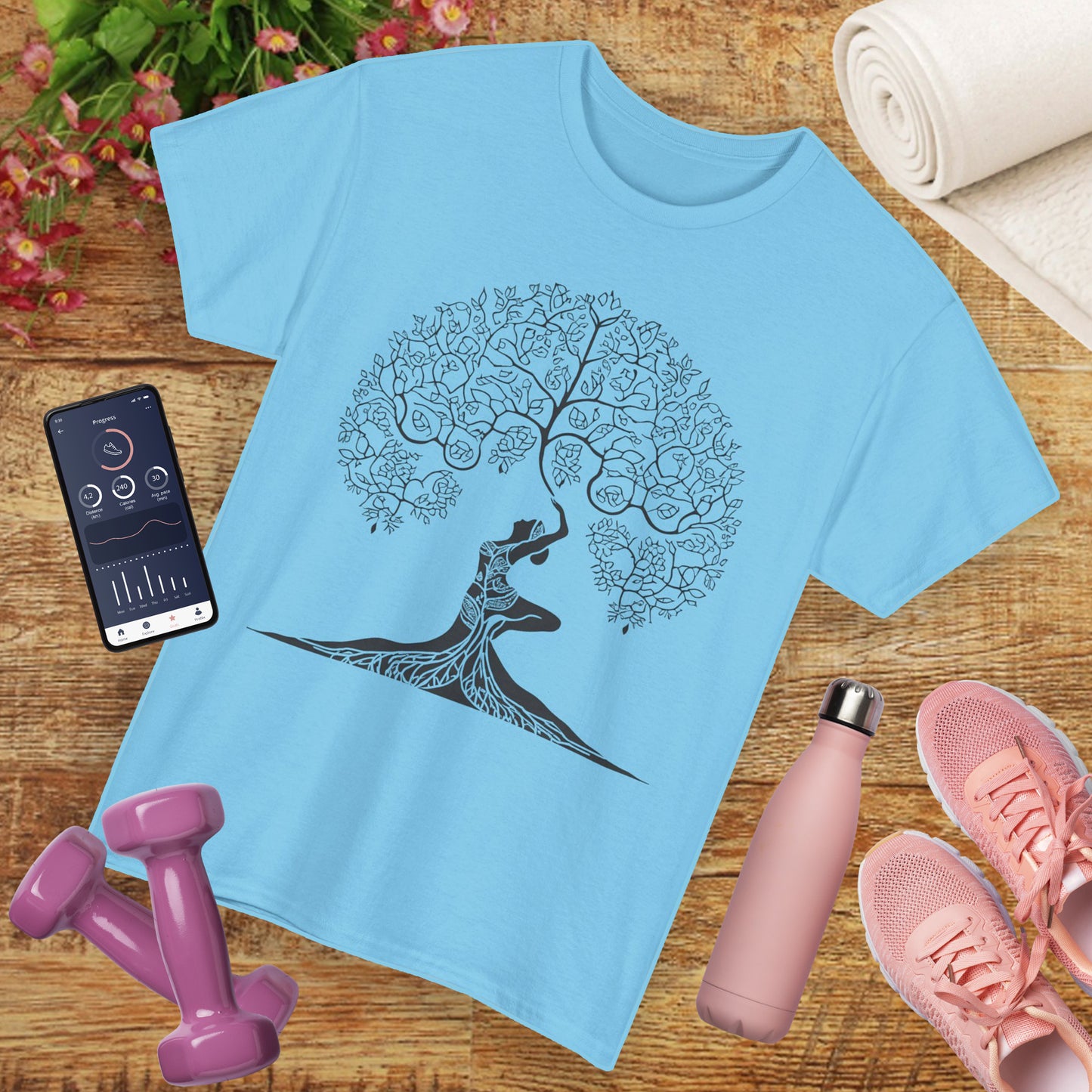 🌳Tree of Her: Divine Roots Heavy Cotton Tee