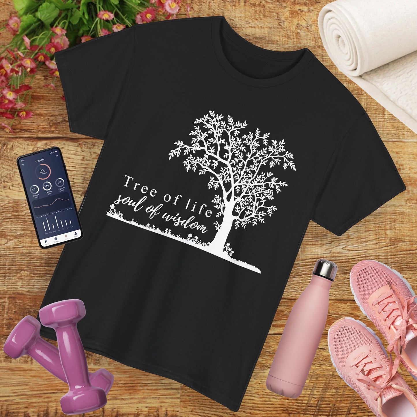 🌳Soul of Wisdom Heavy Cotton Tee - Rooted in Knowing, Grown in Light