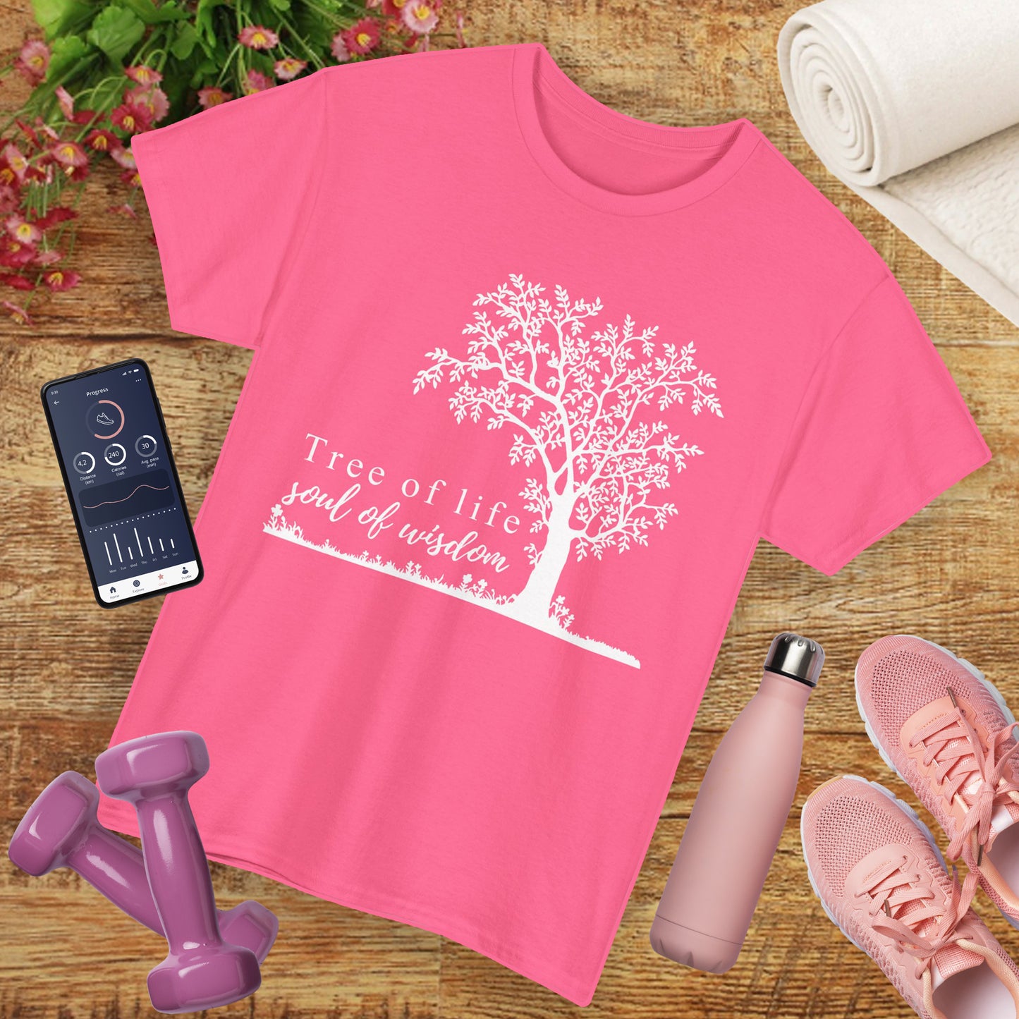 🌳Soul of Wisdom Heavy Cotton Tee - Rooted in Knowing, Grown in Light