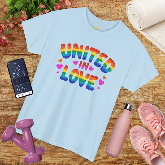 🌈 UNITED IN LOVE — Chaqra Heartwave Tee