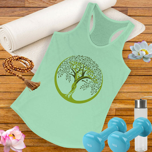 Embodied Growth Racerback Tank - Tree of Life, Tree of You