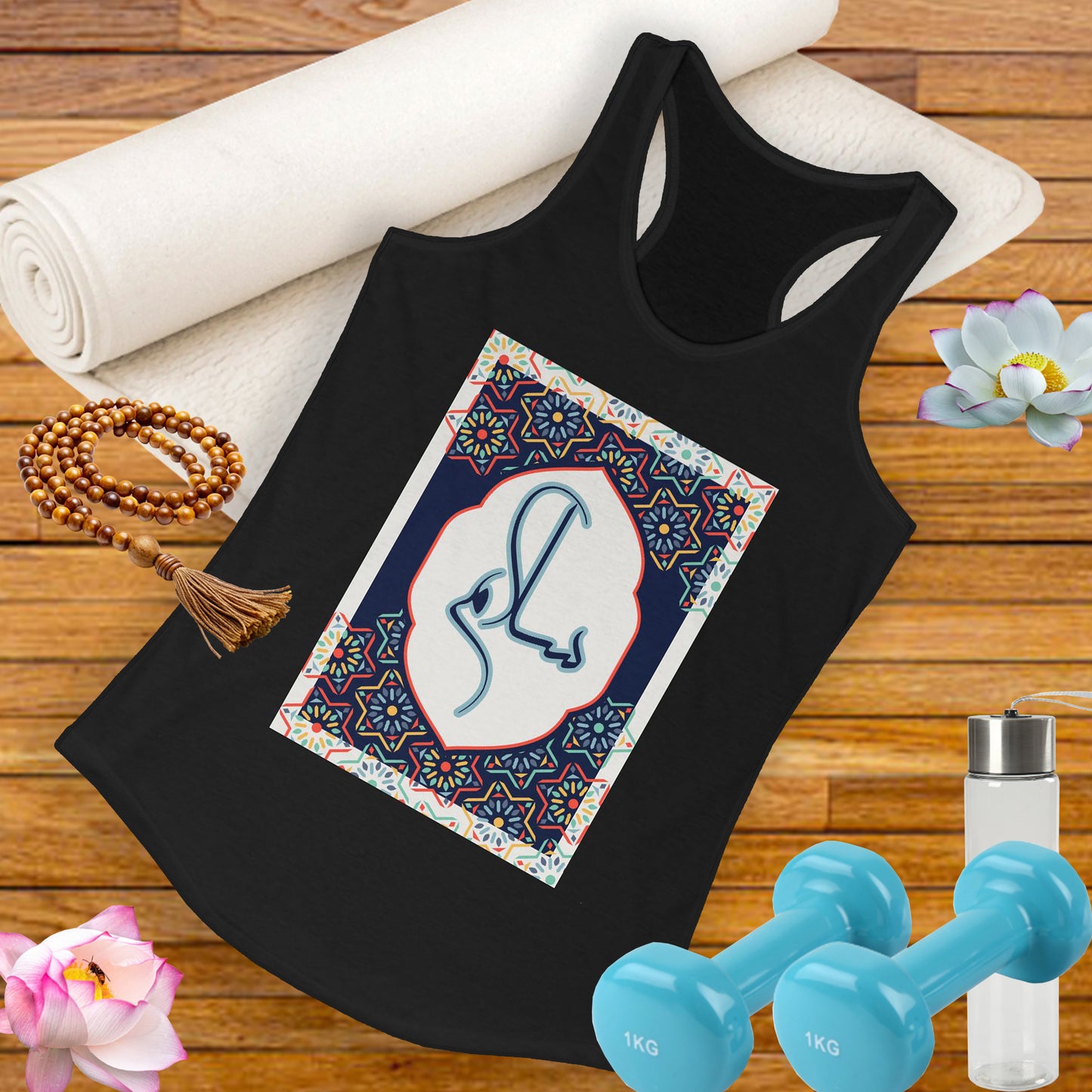 “Salaam & Peace” Racerback Tank – Wear Your Faith, Radiate Tranquility