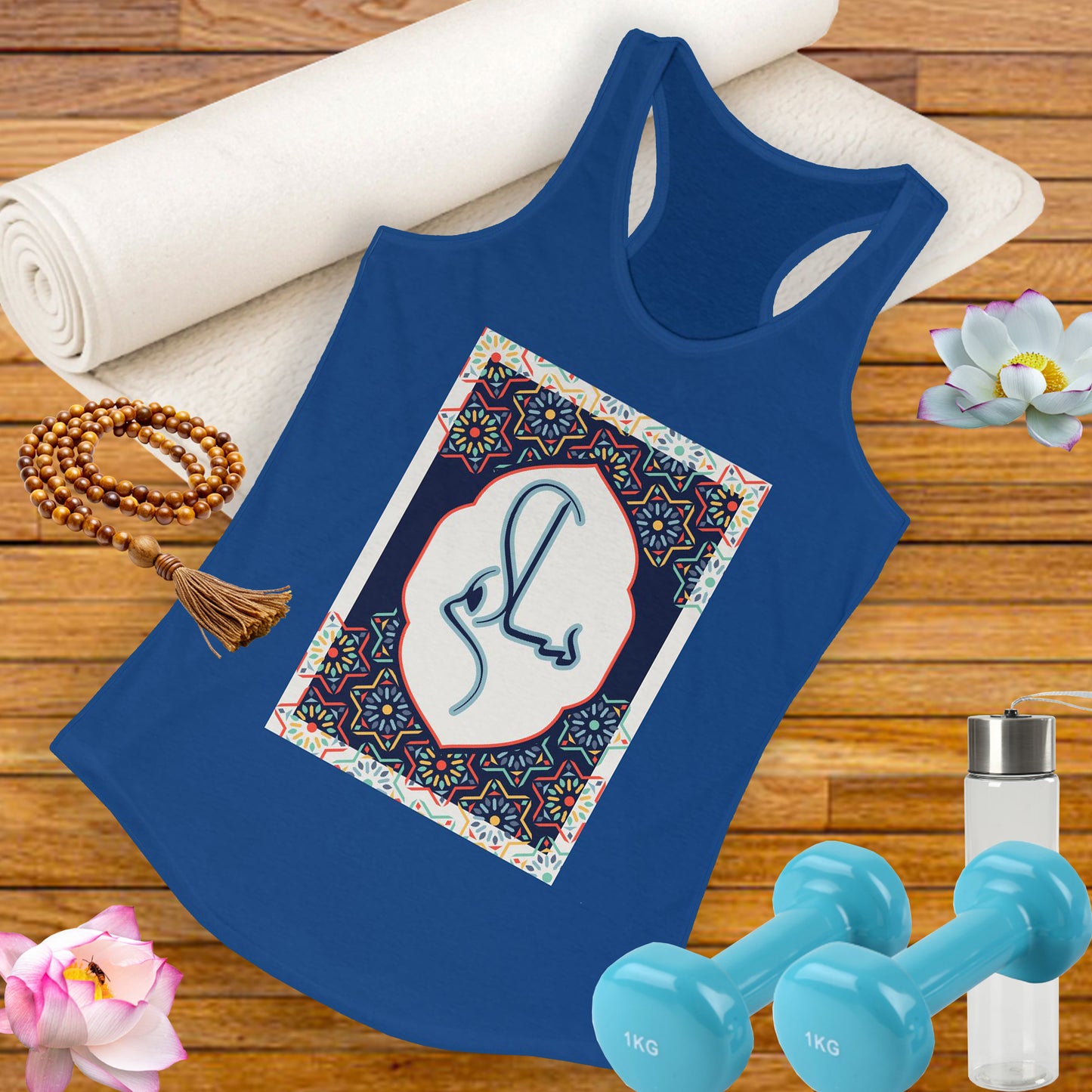 “Salaam & Peace” Racerback Tank – Wear Your Faith, Radiate Tranquility