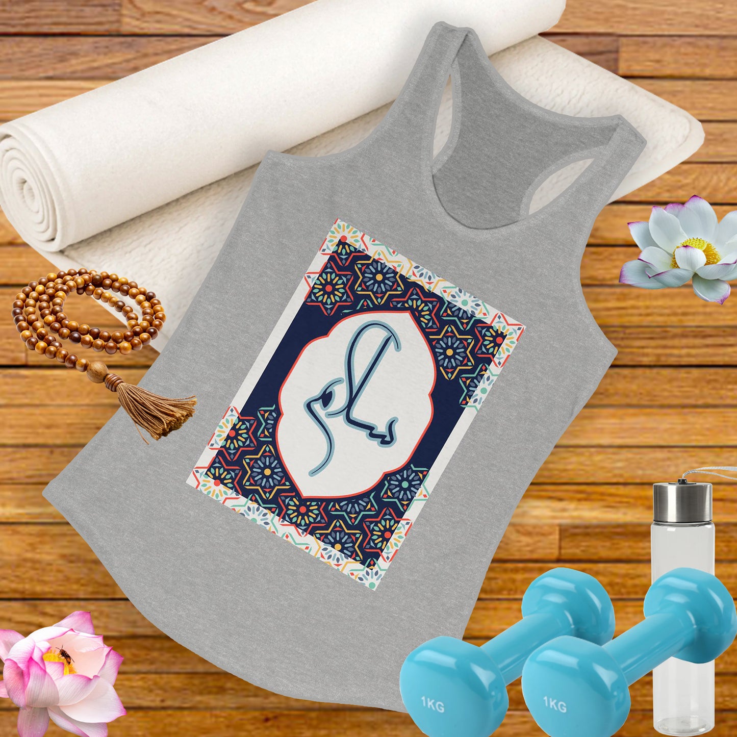 “Salaam & Peace” Racerback Tank – Wear Your Faith, Radiate Tranquility