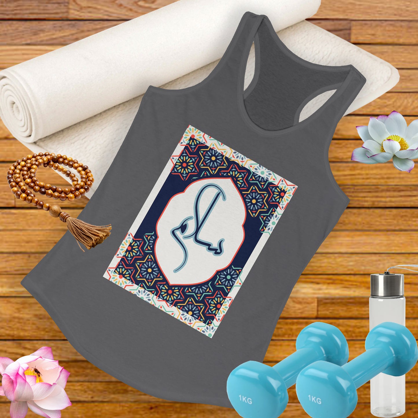 “Salaam & Peace” Racerback Tank – Wear Your Faith, Radiate Tranquility