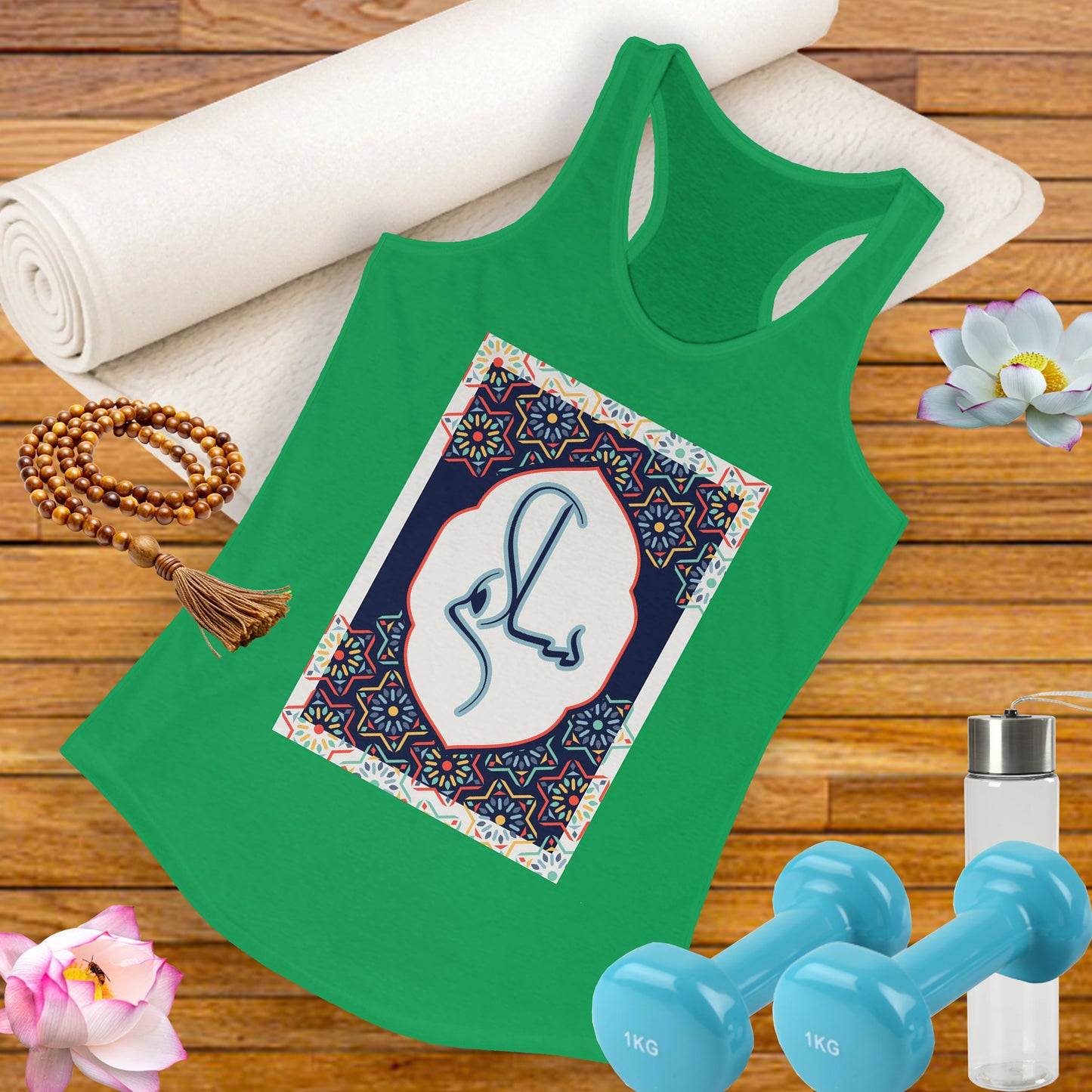“Salaam & Peace” Racerback Tank – Wear Your Faith, Radiate Tranquility