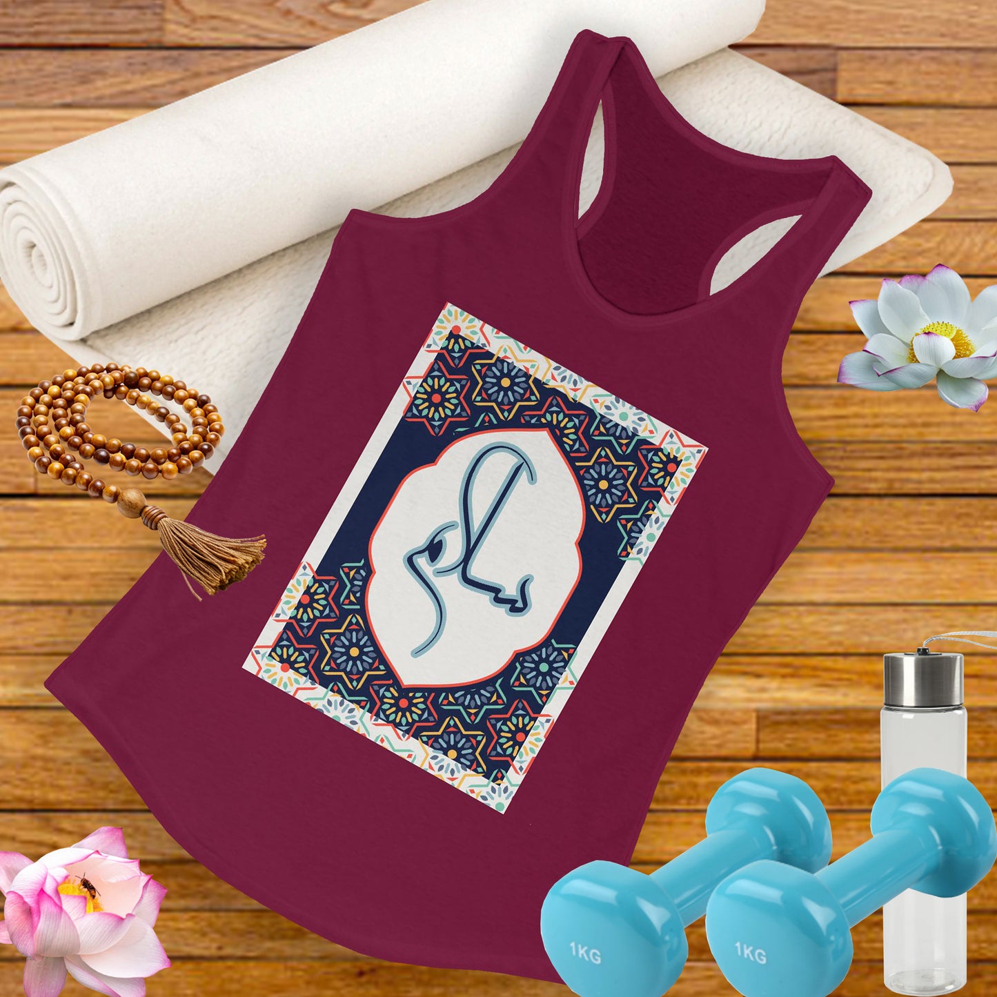 “Salaam & Peace” Racerback Tank – Wear Your Faith, Radiate Tranquility