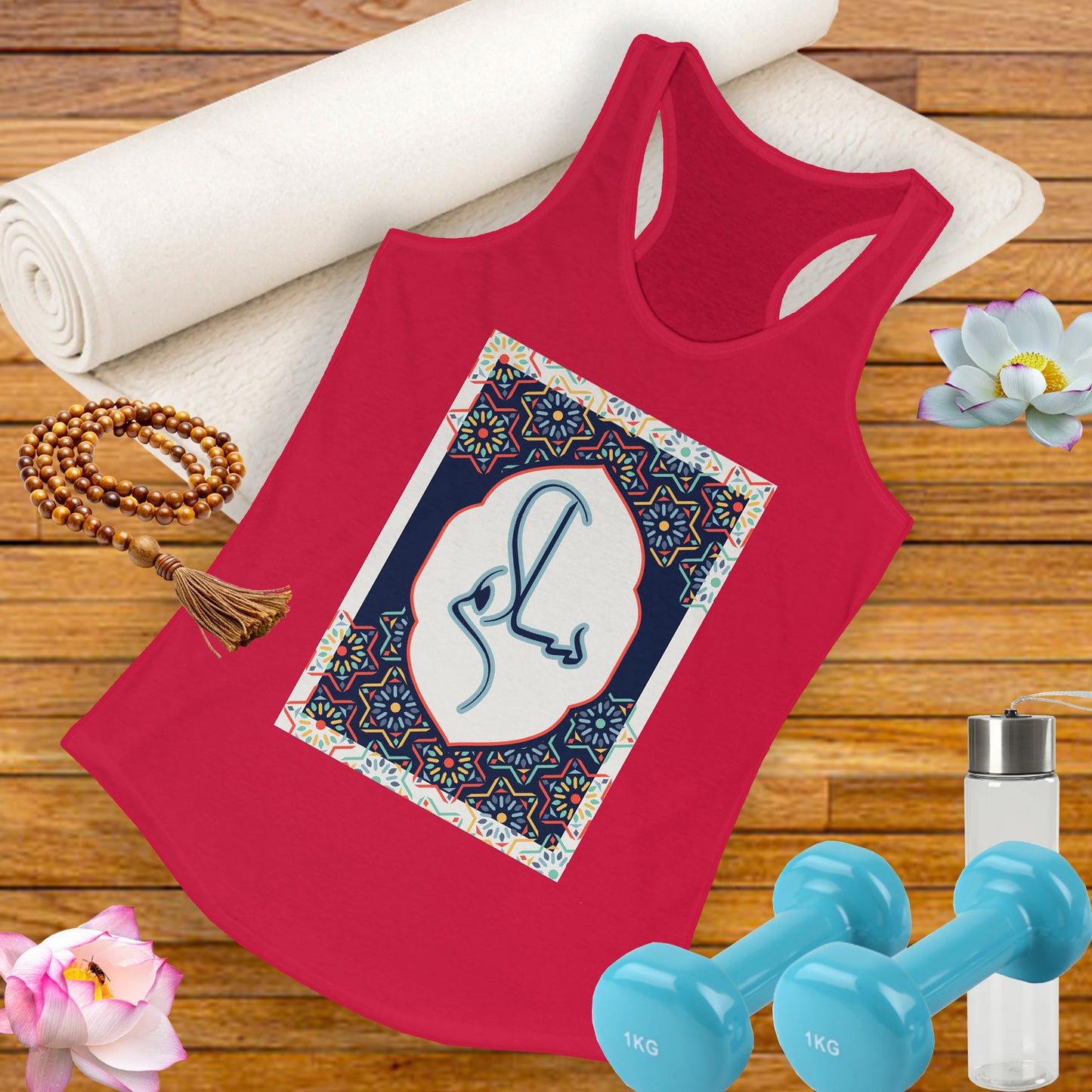 “Salaam & Peace” Racerback Tank – Wear Your Faith, Radiate Tranquility