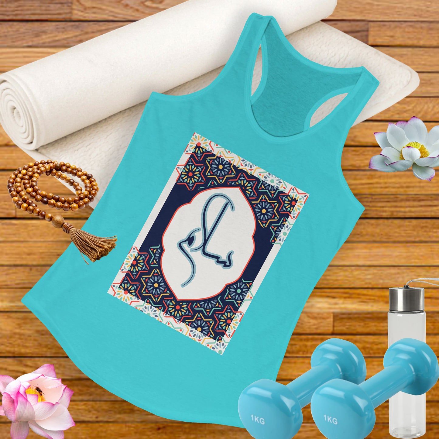 “Salaam & Peace” Racerback Tank – Wear Your Faith, Radiate Tranquility