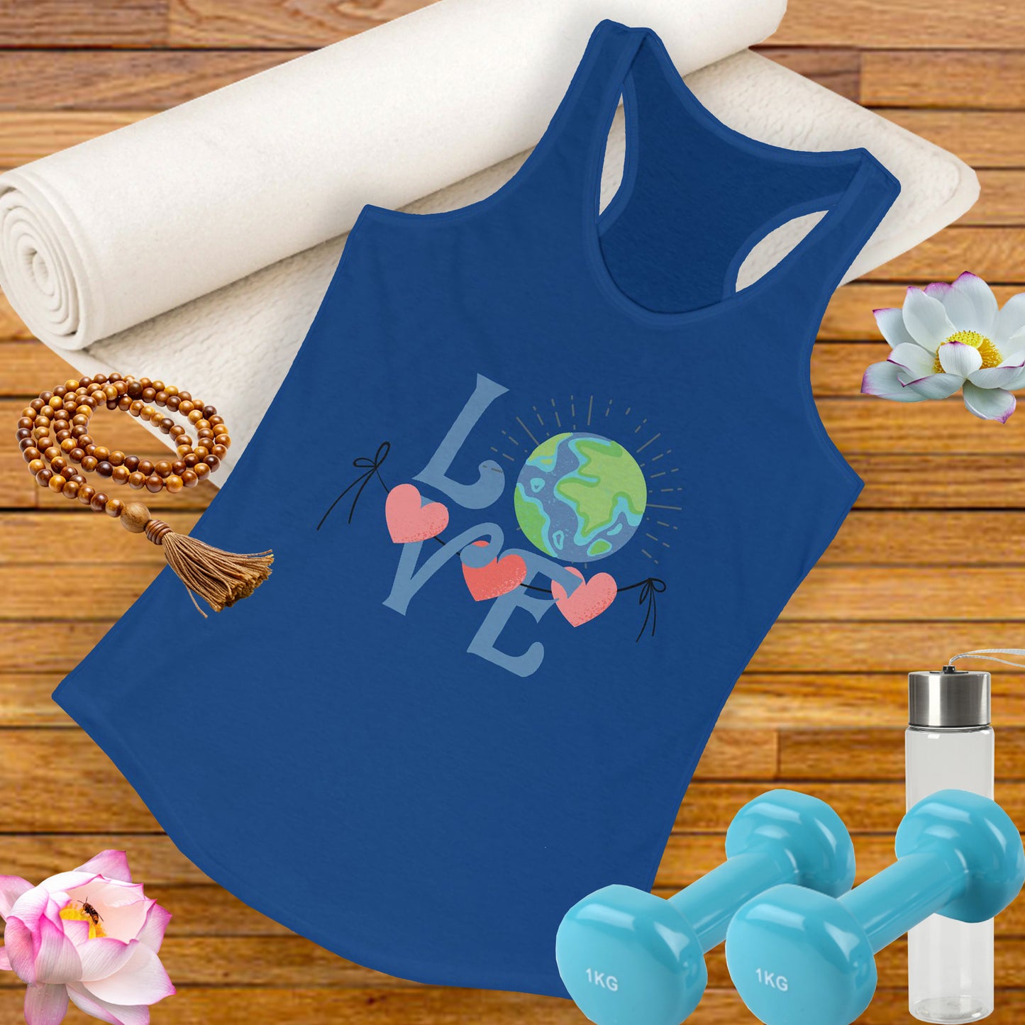 “One Love, One Earth” - Unity Racerback Tank