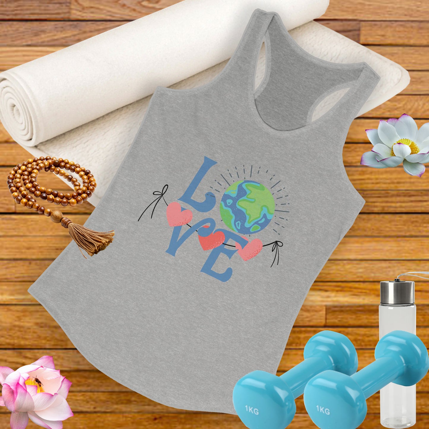 “One Love, One Earth” - Unity Racerback Tank