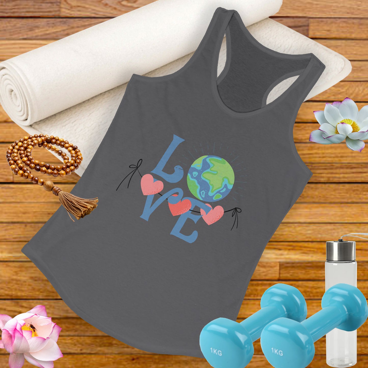 “One Love, One Earth” - Unity Racerback Tank