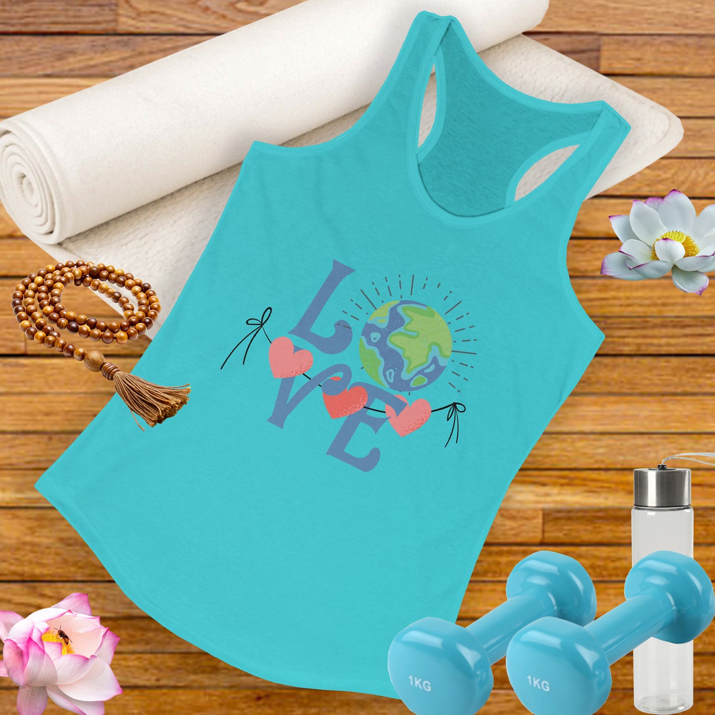 “One Love, One Earth” - Unity Racerback Tank