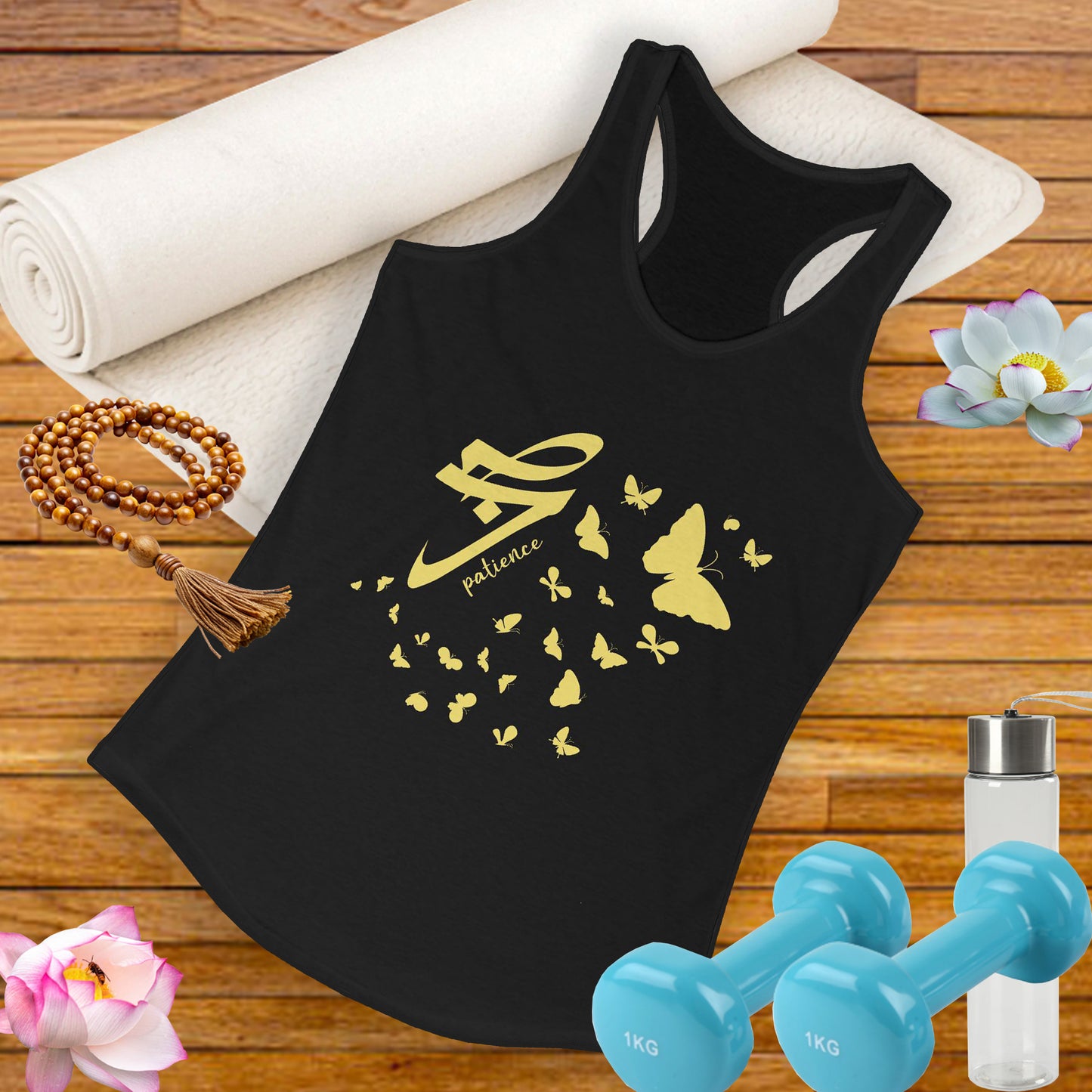 "Evolving Gracefully" - The Art of Sabr (Patience) Racerback Tank