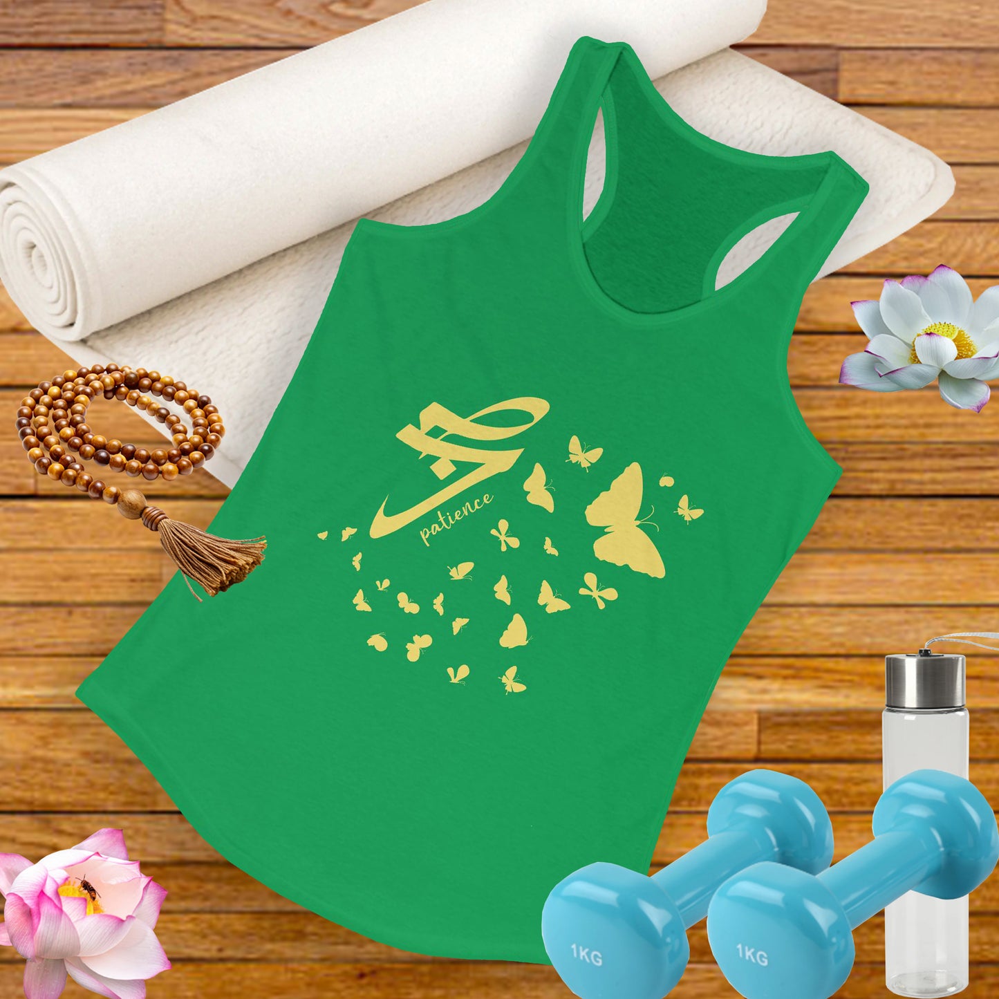 "Evolving Gracefully" - The Art of Sabr (Patience) Racerback Tank