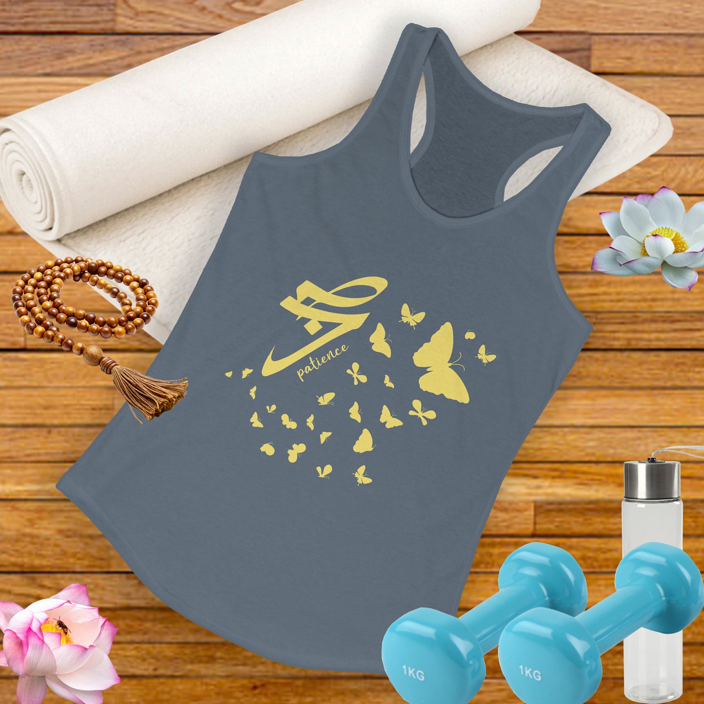 "Evolving Gracefully" - The Art of Sabr (Patience) Racerback Tank