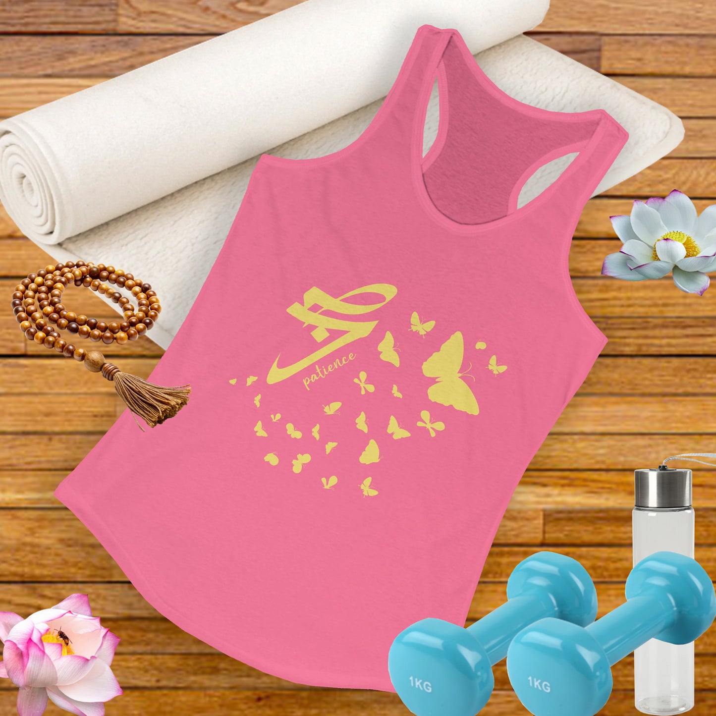 "Evolving Gracefully" - The Art of Sabr (Patience) Racerback Tank