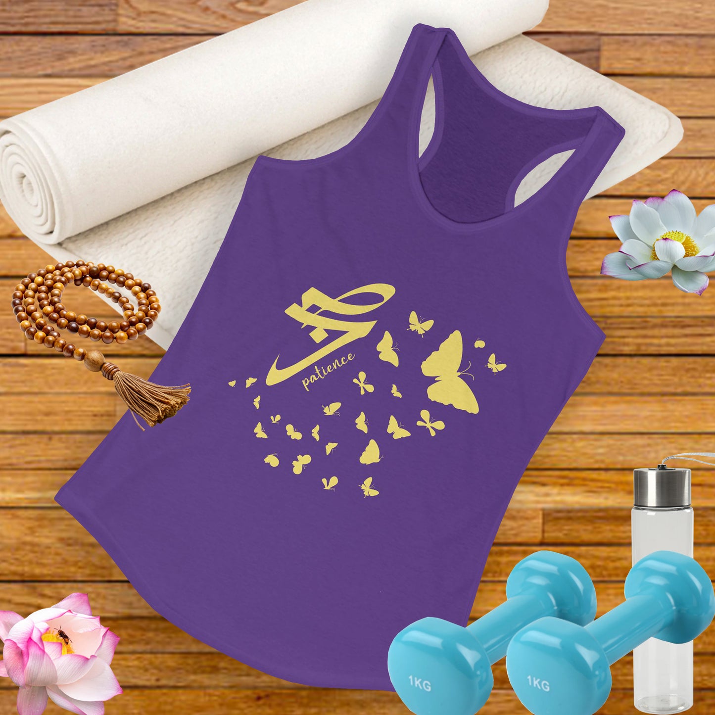 "Evolving Gracefully" - The Art of Sabr (Patience) Racerback Tank
