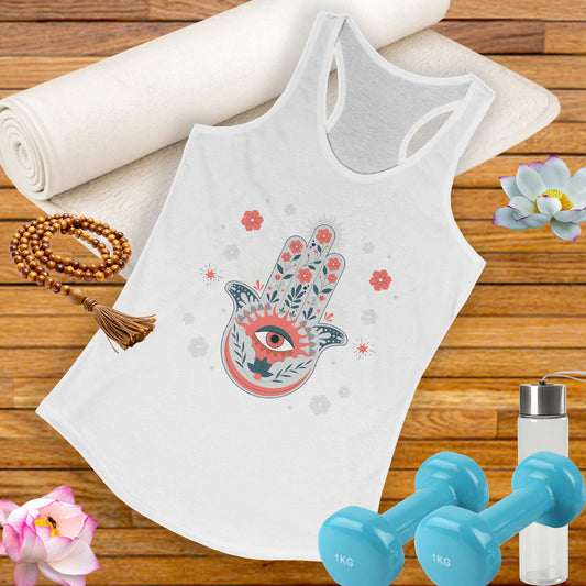 BOHO Hamsa Tank – Sacred Style for the Soulful Wanderer - Women's Tank Top