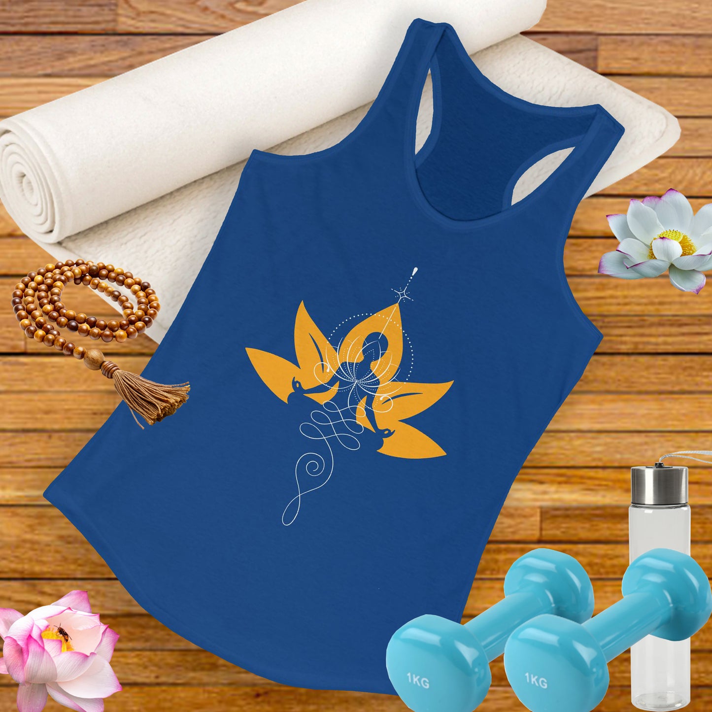 “Heartline Connection” Racerback Tank – Love as Your Anchor, Light as Your Guide