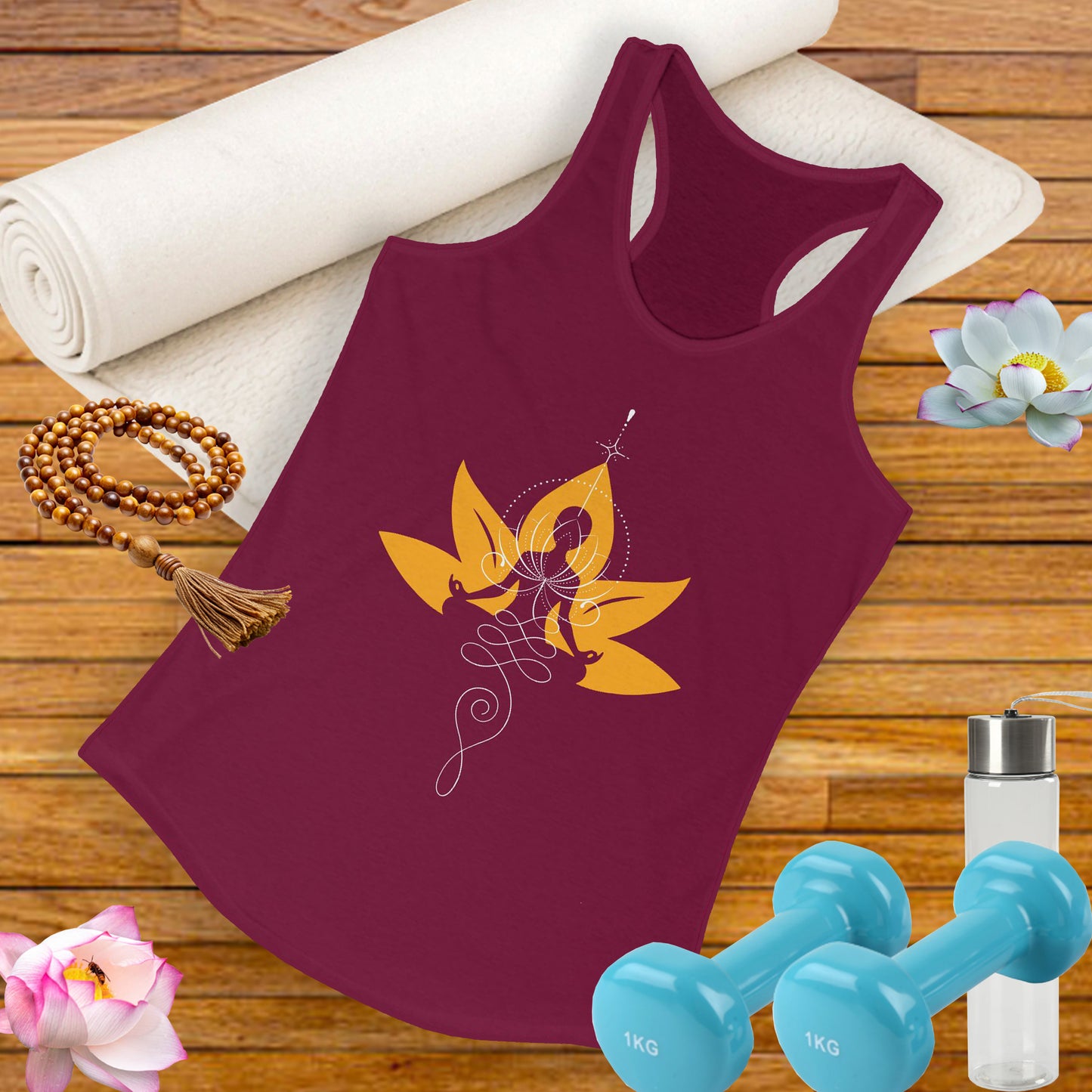 “Heartline Connection” Racerback Tank – Love as Your Anchor, Light as Your Guide