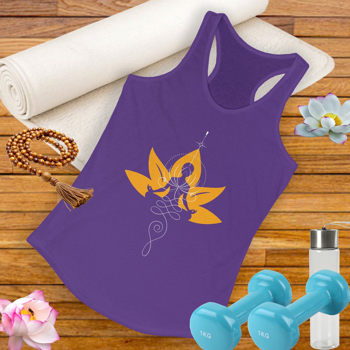 “Heartline Connection” Racerback Tank – Love as Your Anchor, Light as Your Guide