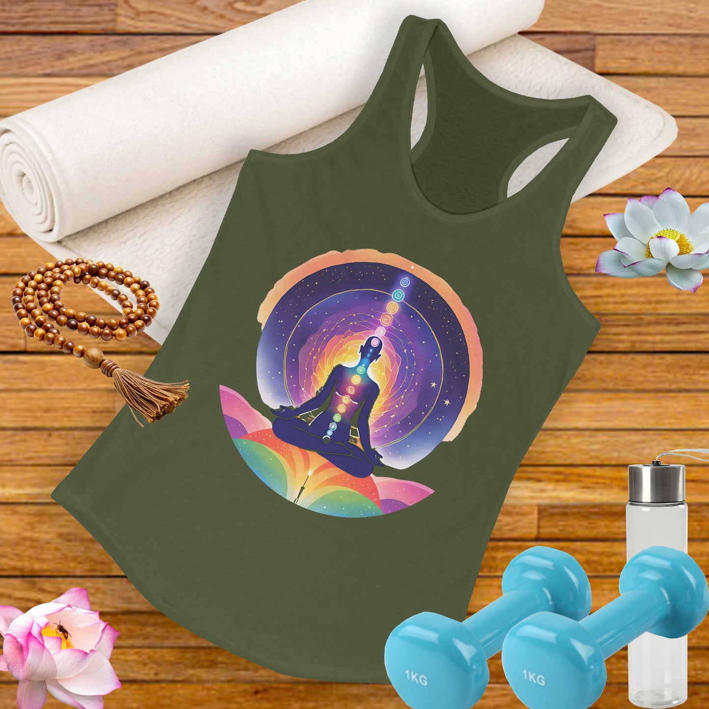 “Cosmic Alignment” Racerback Tank - Connect Within, Expand Beyond