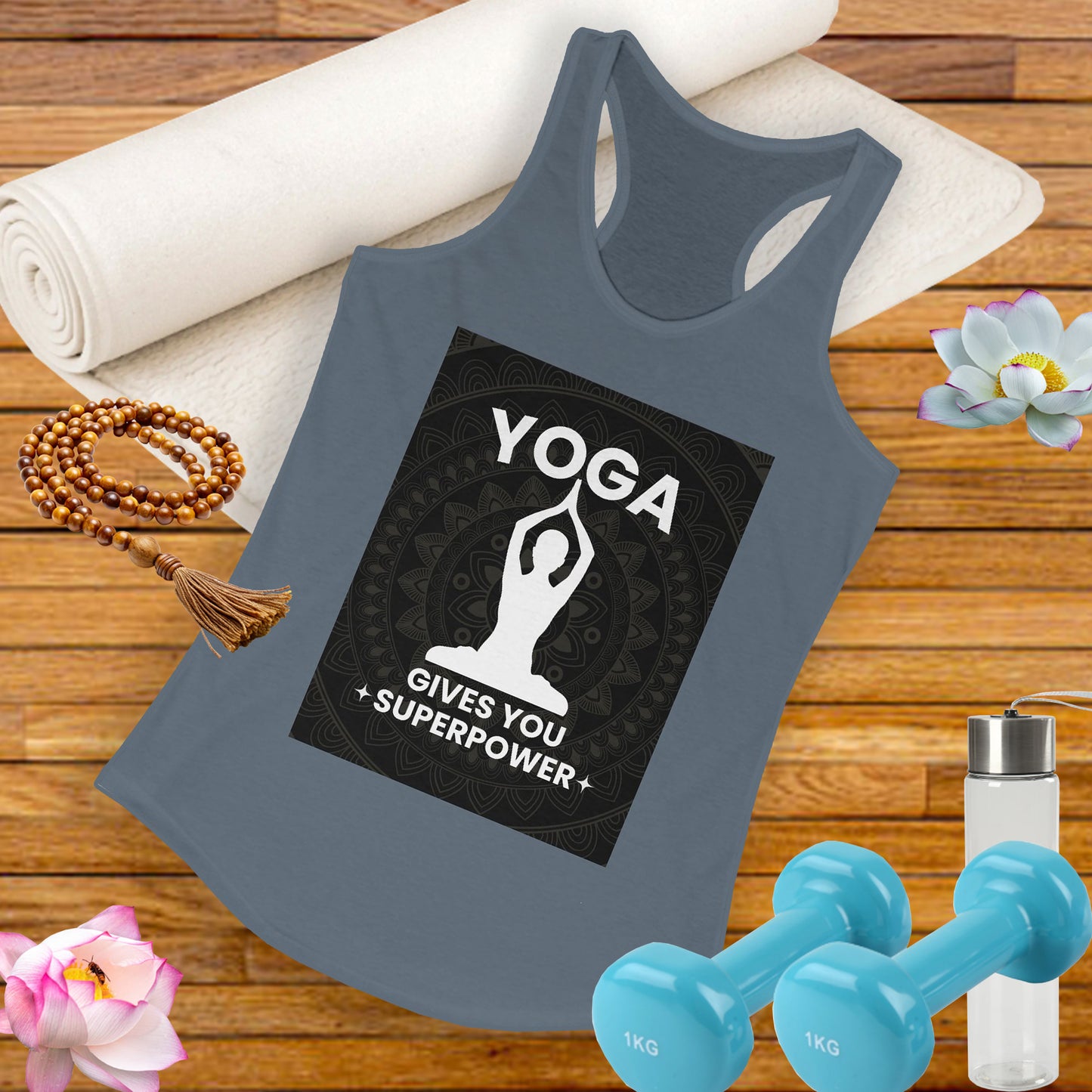 Superpowered by Yoga Racerback Tank – Empower Your Flow